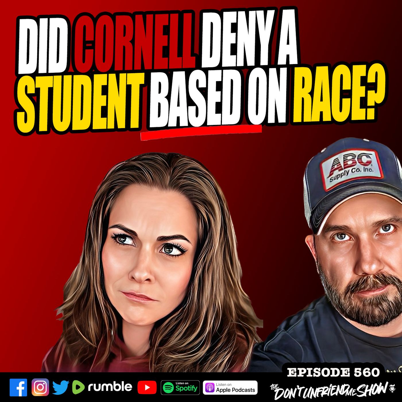 Did Cornell Deny A White Student Over Their Skin Color? episode artwork