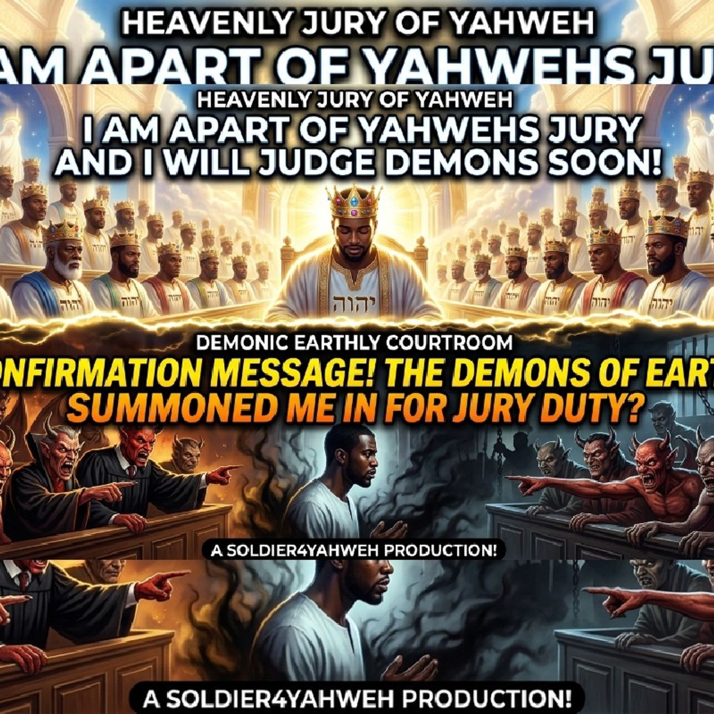CONFIRMATION MESSAGE! I WAS SUMMONED FOR JURY DUTY BY THE GOVERNMENT!? I WILL JUDGE DEMONS SOON LIVE! episode artwork