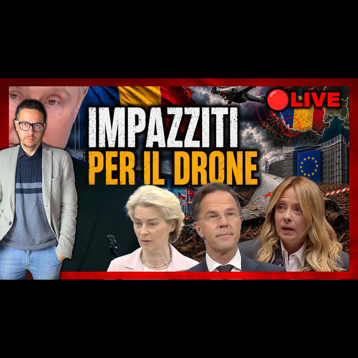 TUTTI PAZZI PER IL DRONE RUSSO IN ROMANIA (E ANCHE SU MONACO?)| Ep52🔴