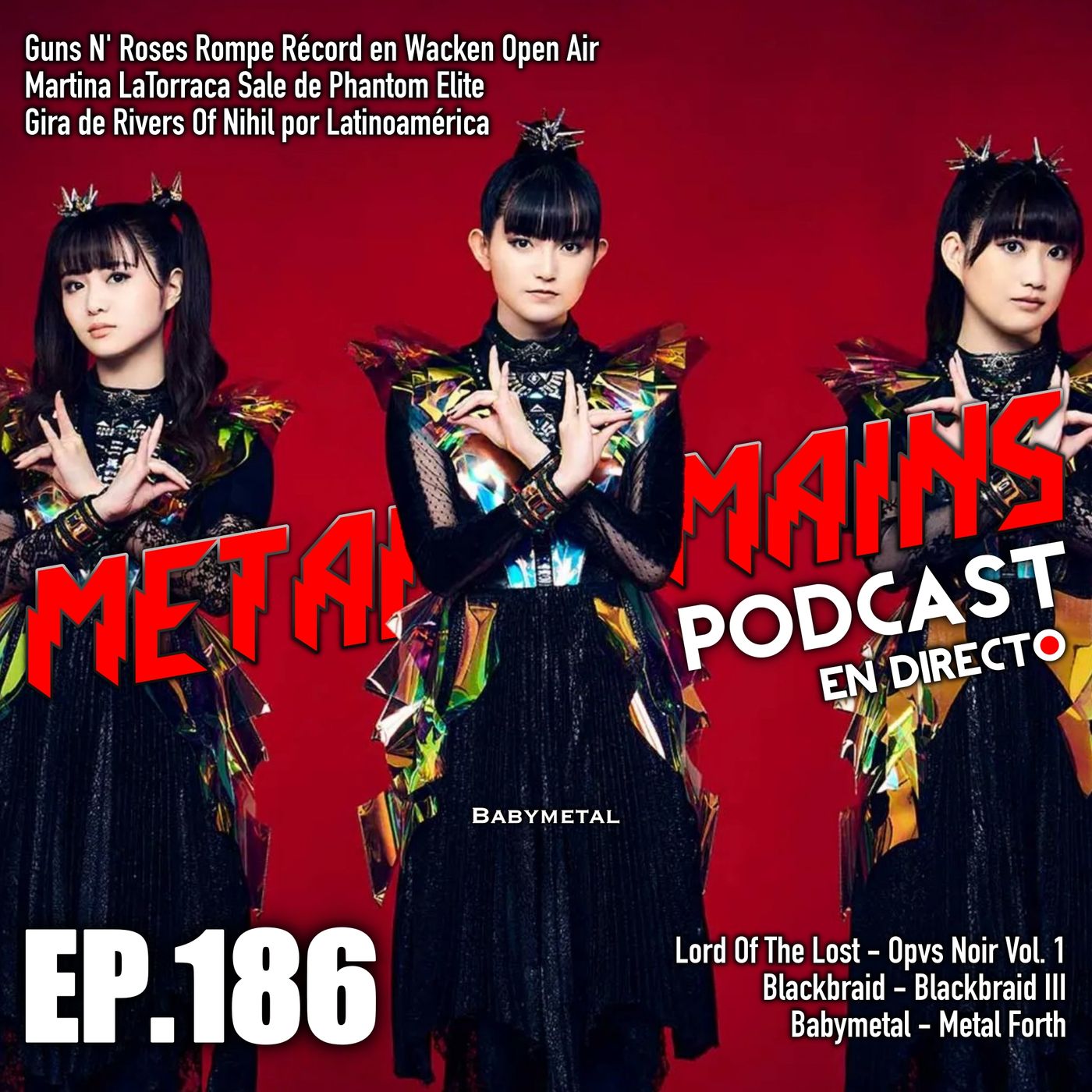 Guns N' Roses Rompe Récord en Wacken; Reseñas de Babymetal, Blackbraid, Lord Of The Lost [MRP186] episode artwork