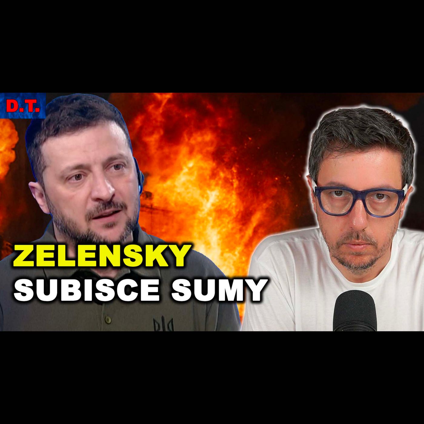 ZELENSKY CHIEDE ARMI e subisce Sumy, mentre Italia ed Europa si riarmano