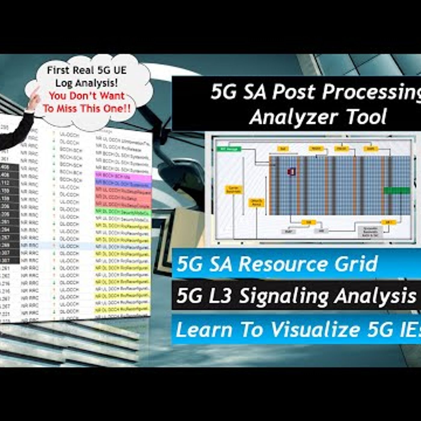 5G SA L3 RRC Analysis - 5G SA Call Flow & Resource Grid Visualization Using Post Processing Tool episode artwork