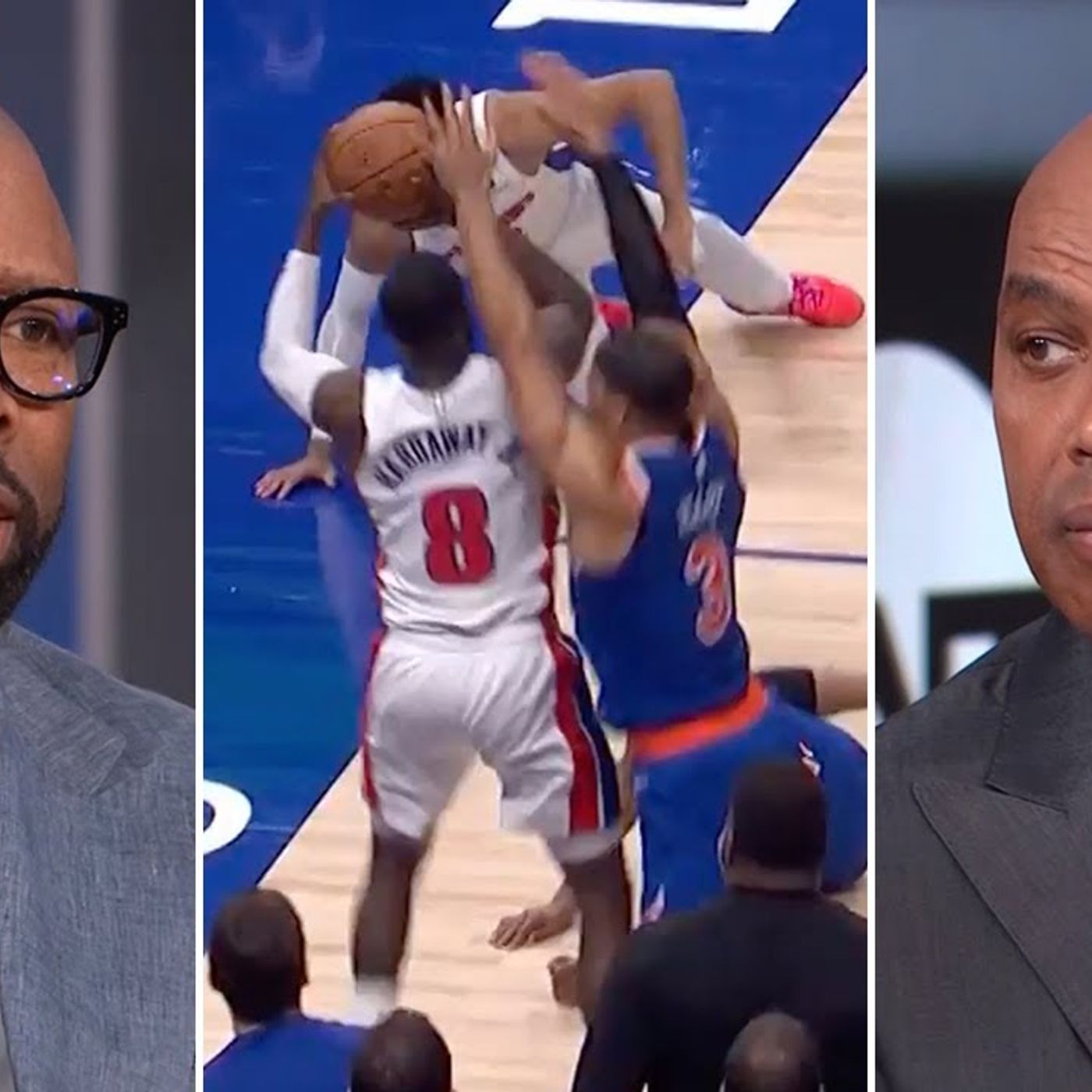 Knicks-Pistons Pool Report Says There Was a Foul on Final Play of Game 4 _ Inside the NBA episode artwork