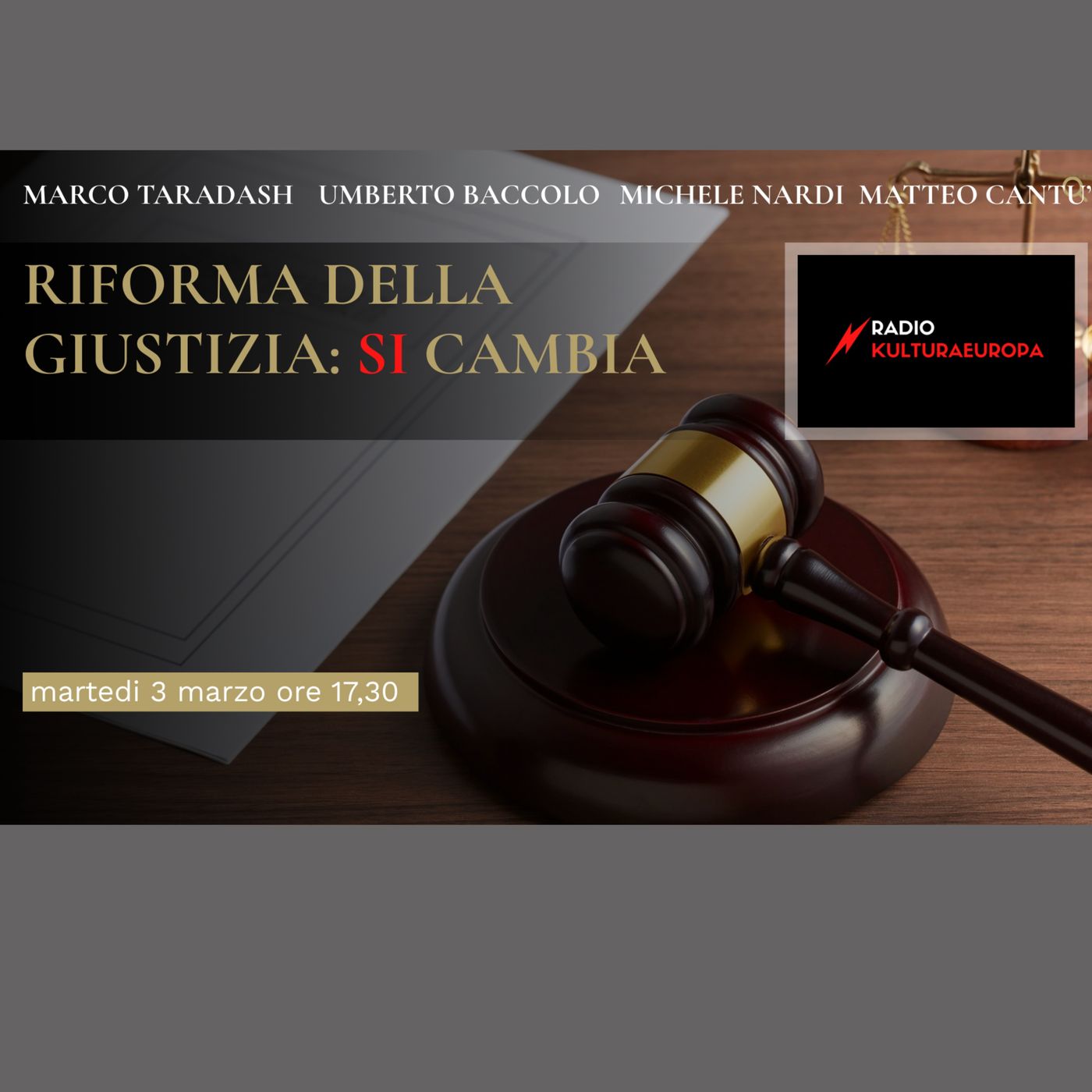 Riforma della giustizia : SI cambia.
