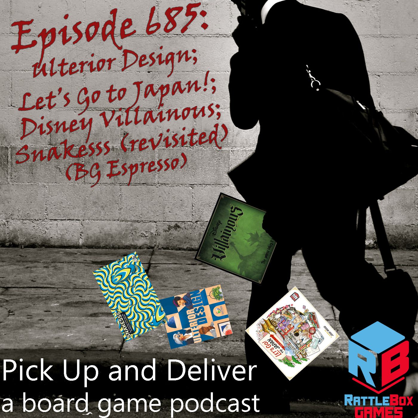 Ulterior Design; Let’s Go! To Japan; Disney Villainous; Snakesss (revisited)