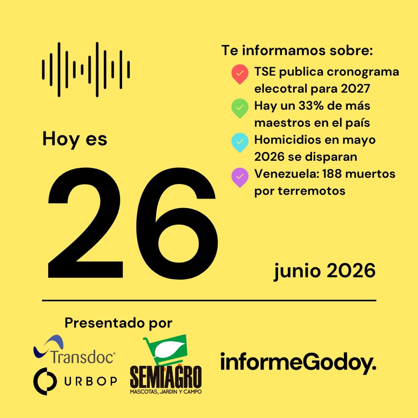 26 de junio 2026 episode artwork