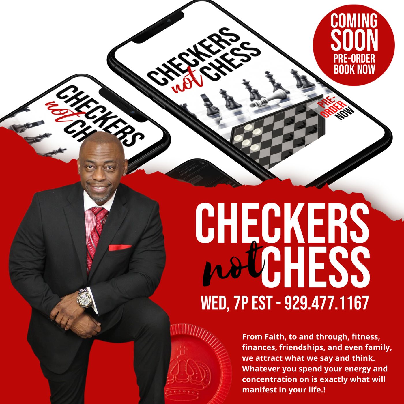 CHECKERS NOT CHESS, HOSTED BY TOREY D. MOSLEY, SR. (TOPIC:  BE-COMING ATTRACTIVE) CHECKERS NOT CHESS, HOSTED BY TOREY D. MOSLEY, SR. (TOPIC:  BE-COMING ATTRACTIVE)