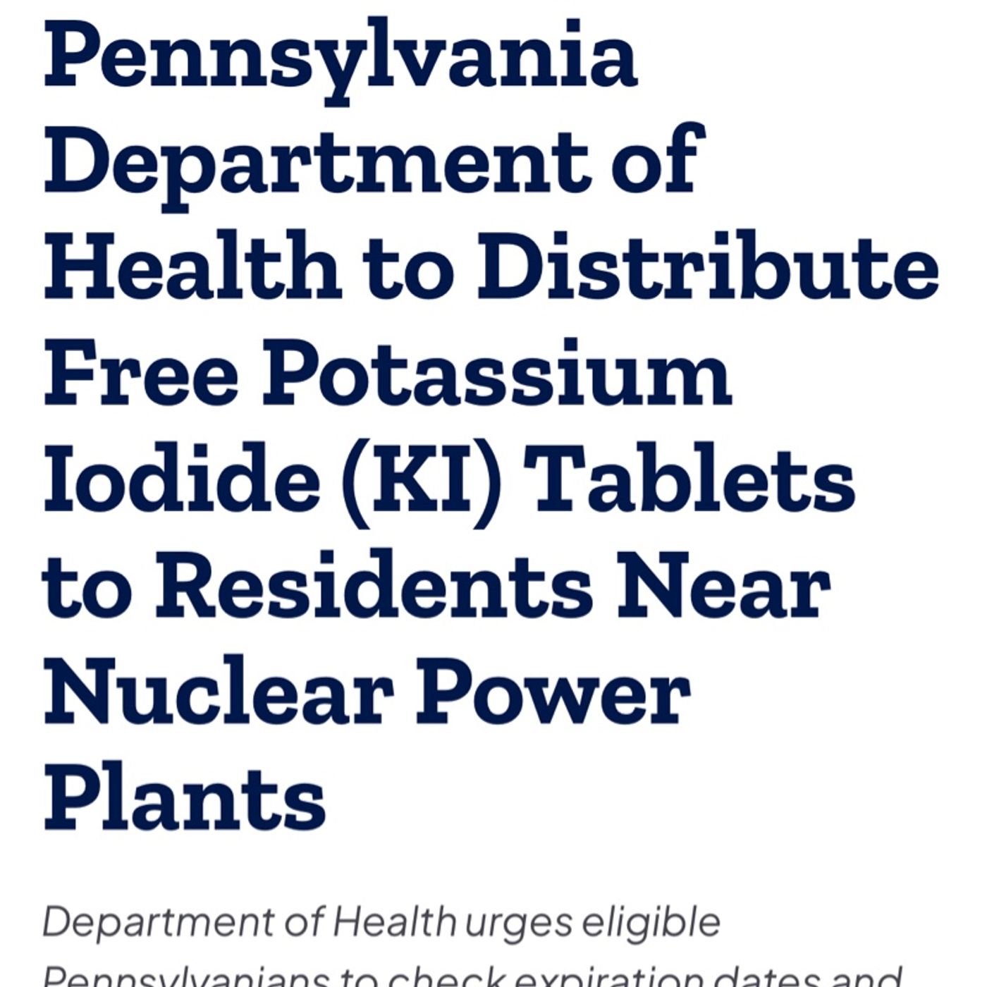 US BREAKING NEWS: Iodine Pills for NUCLEAR WAR!?