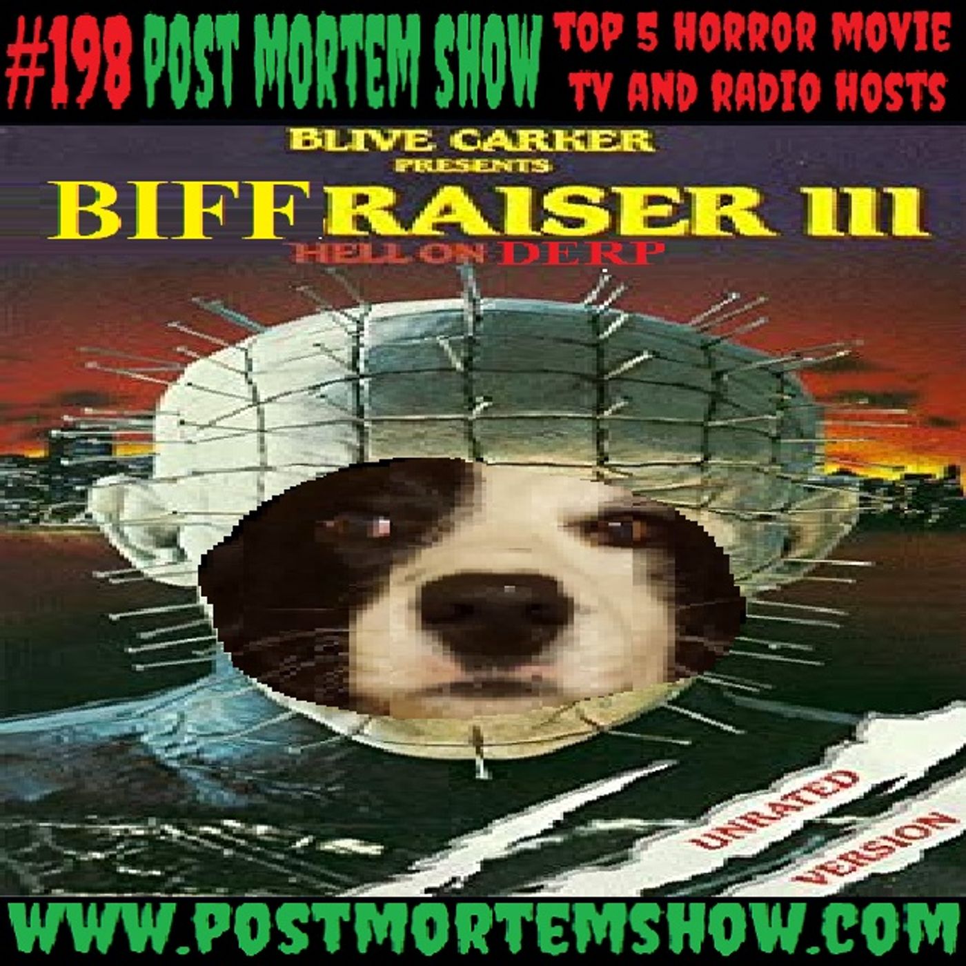 e198 - Biffraiser 3: Derp on Earth (Top 5 Horror Movie TV and Radio Hosts) episode artwork