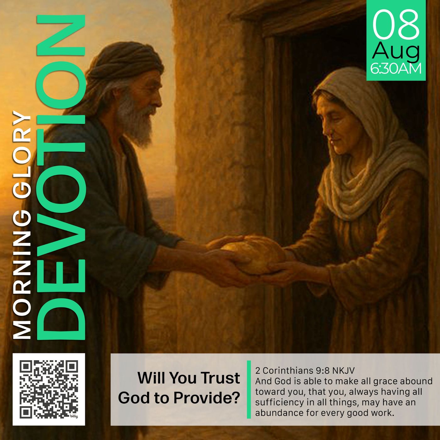 MGD: Will You Trust God to Provide?