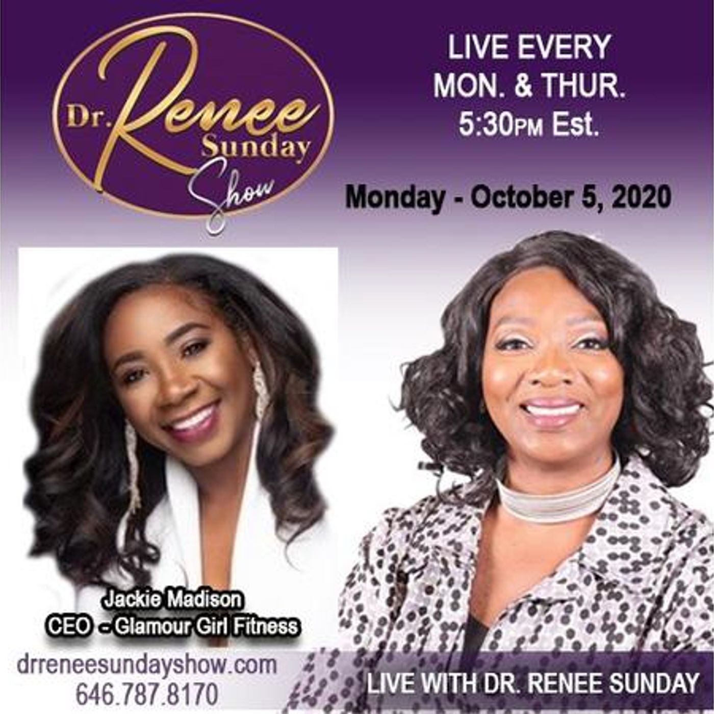 Dr. Renee Sunday\'s show