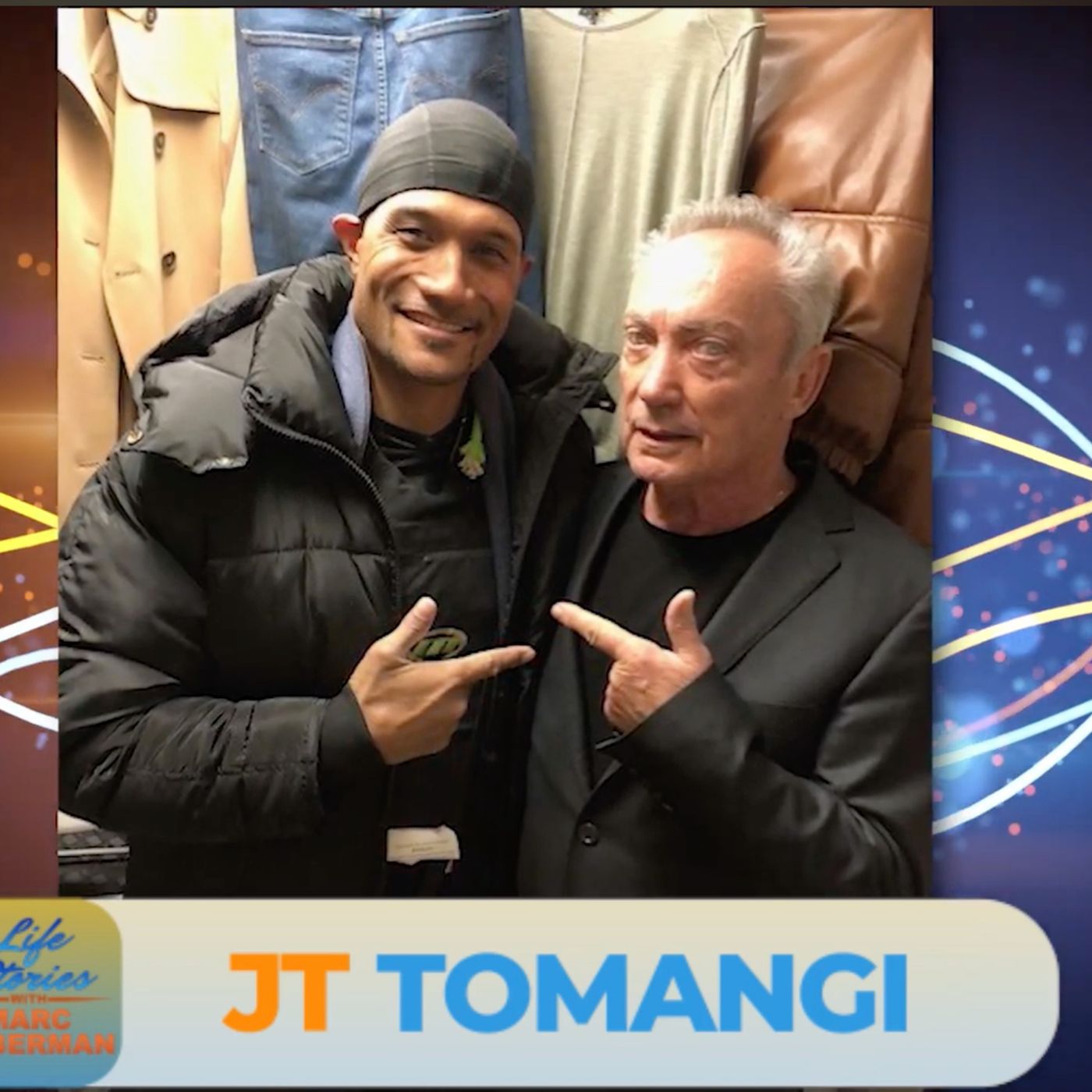 Model, Actor, Stuntman and more, JT Tomangi on Life Stories with Marc Hoberman. episode artwork