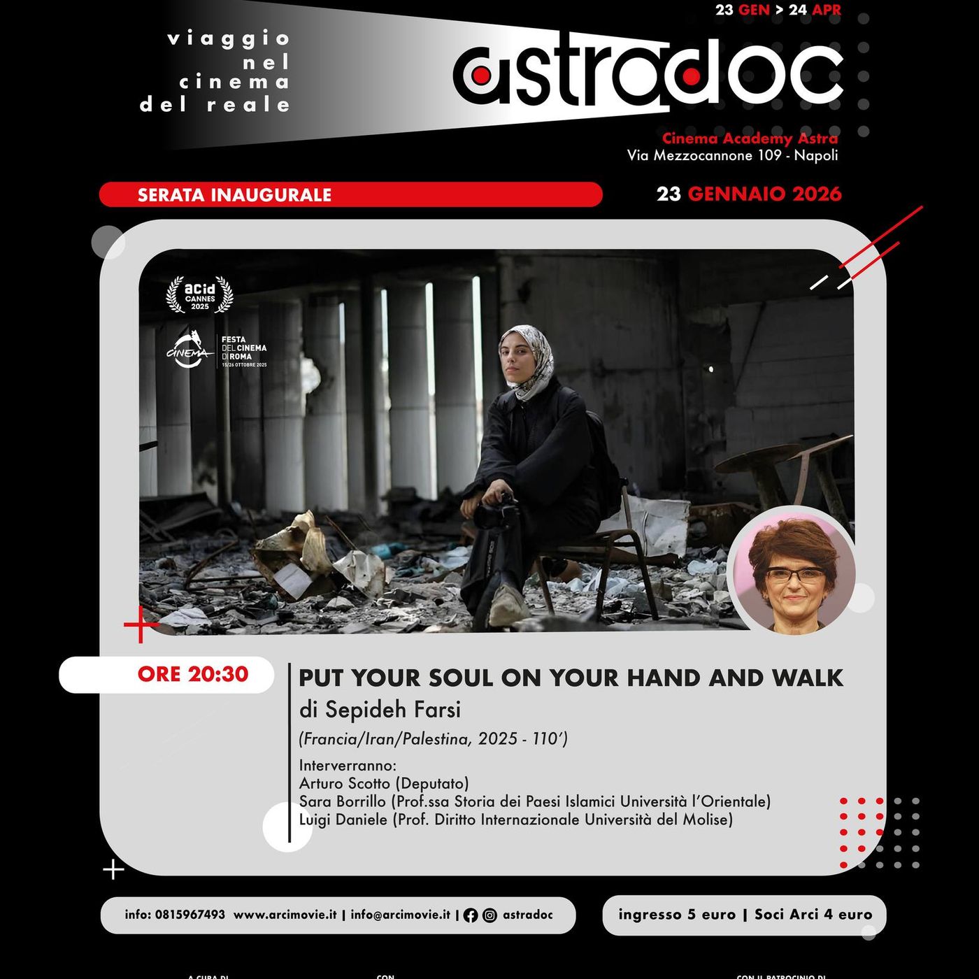 AstraDoc 2026: nel cuore di Napoli il cinema del reale tra Gaza, memoria e identità