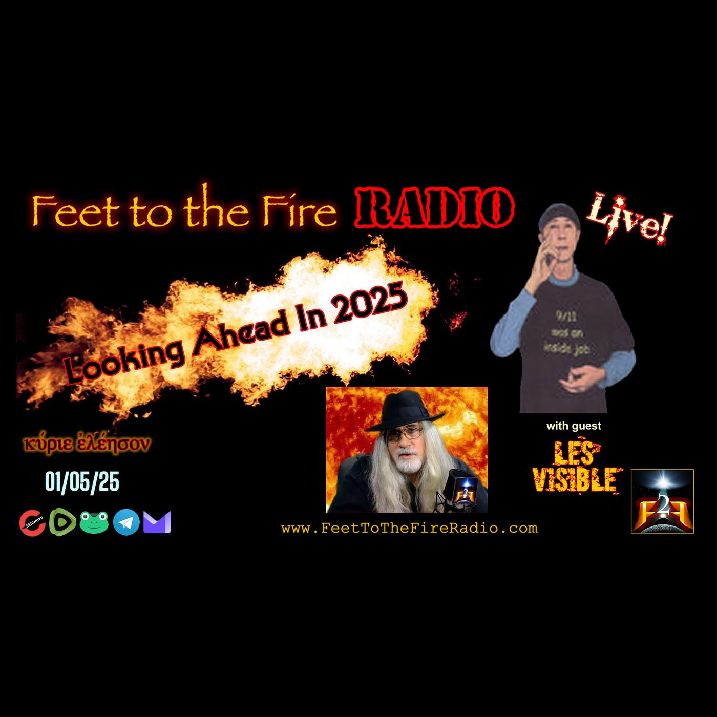 F2F Radio: Exploding Into The New Year w-guest Les Visible