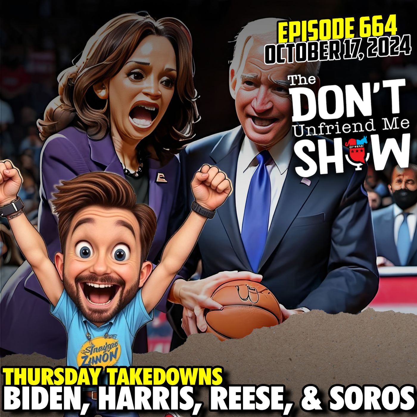 Takedown Thursday: Angel Reese’s Salary Rant, Biden-Obama Funeral Exchange, Kamala Skips Out! episode artwork