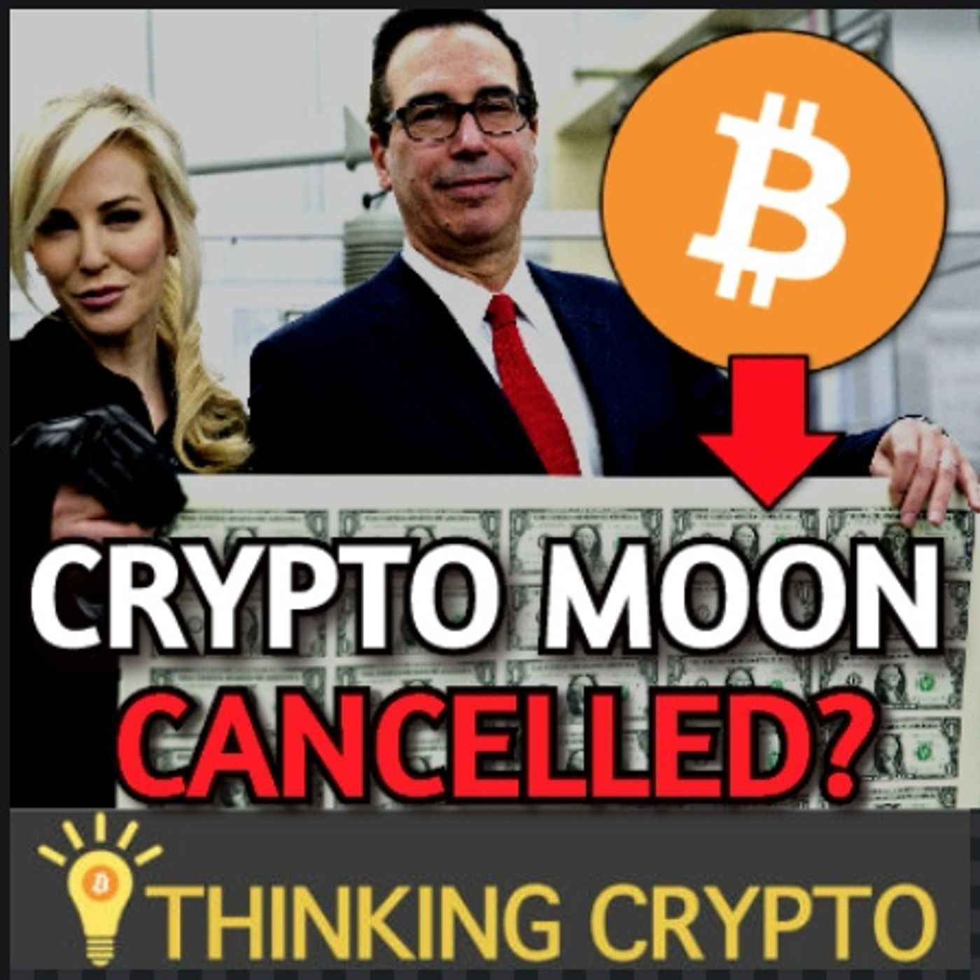 BITCOIN's Massive Correction As Steve Mnuchin CRYPTO FUD Spreads