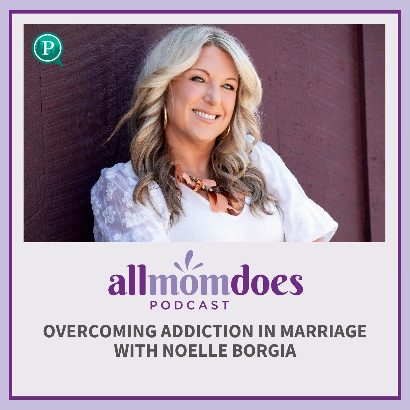 All Mom Does Podcast with Julie Lyles Carr - Overcoming Addiction in Marriage with Noelle Borgia