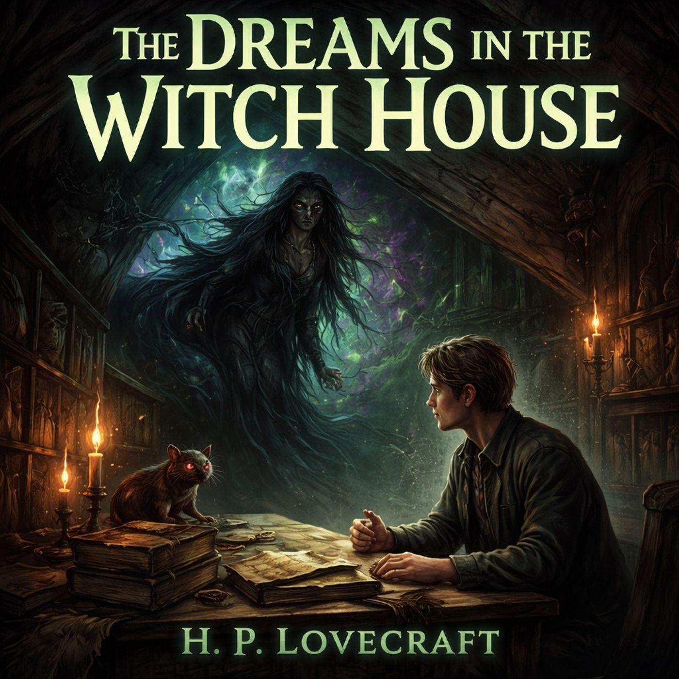 Los sueños en la casa de la bruja de H. P. Lovecraft 🌑🐙 | Audiolibro completo de terror cósmico para dormir | Mitos de Cthulhu #58