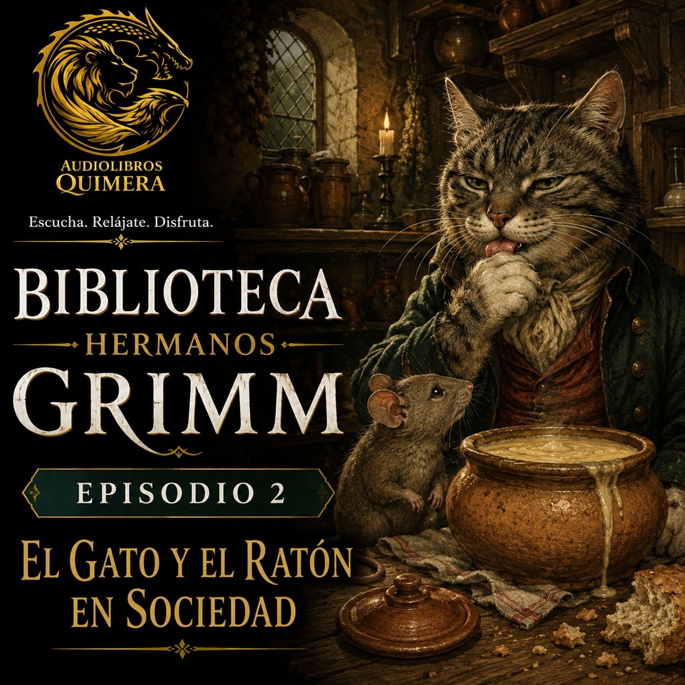002 - El Gato y el Ratón en Sociedad Audiolibro - Los Hermanos Grimm