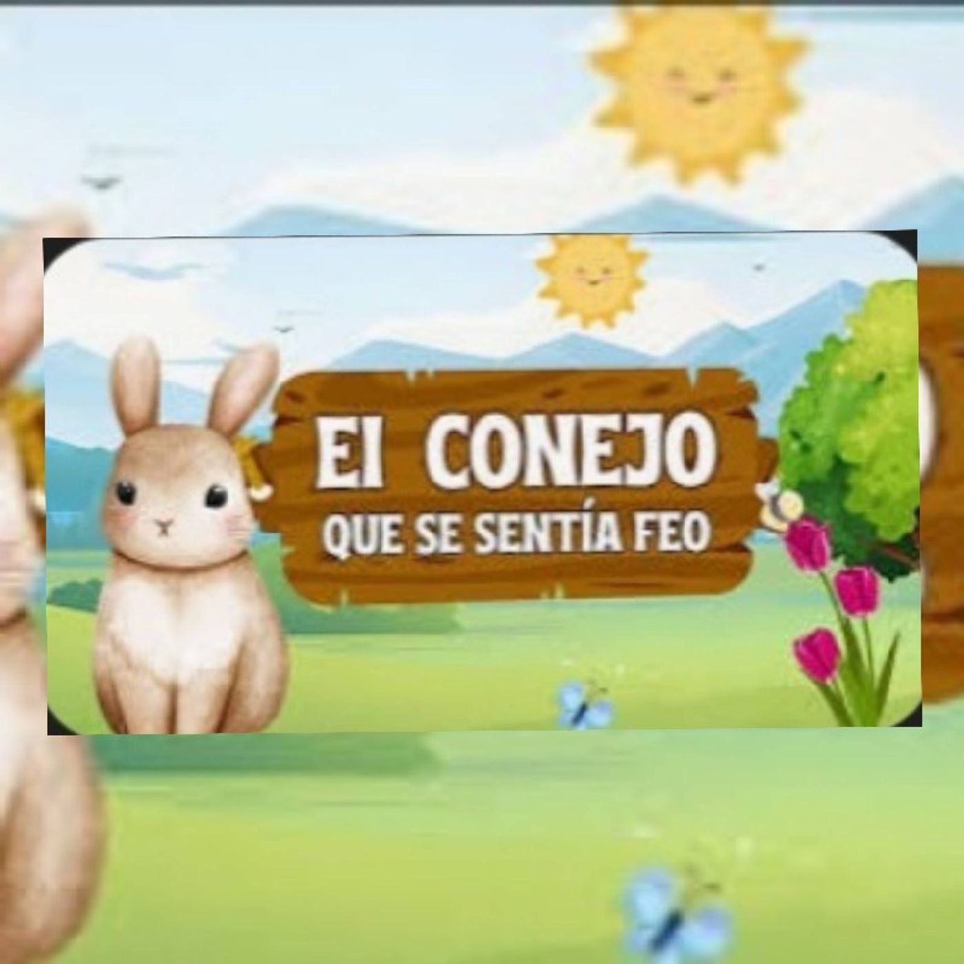 Un conejito que se sentía feo 🐰
