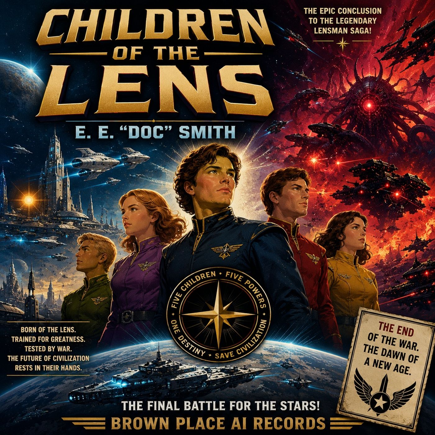 Children of the Lens by E. E. “Doc” Smith | Classic Space Opera & Epic Galactic War Audiobook Part 1 episode artwork