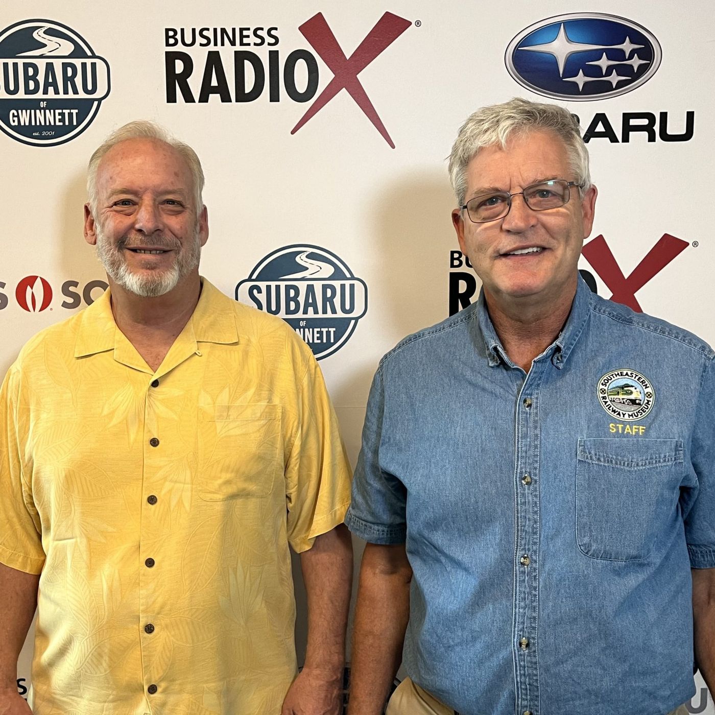 Ora Ball with Southeastern Railway Museum and Gary Glover with Glover Wealth Management episode artwork