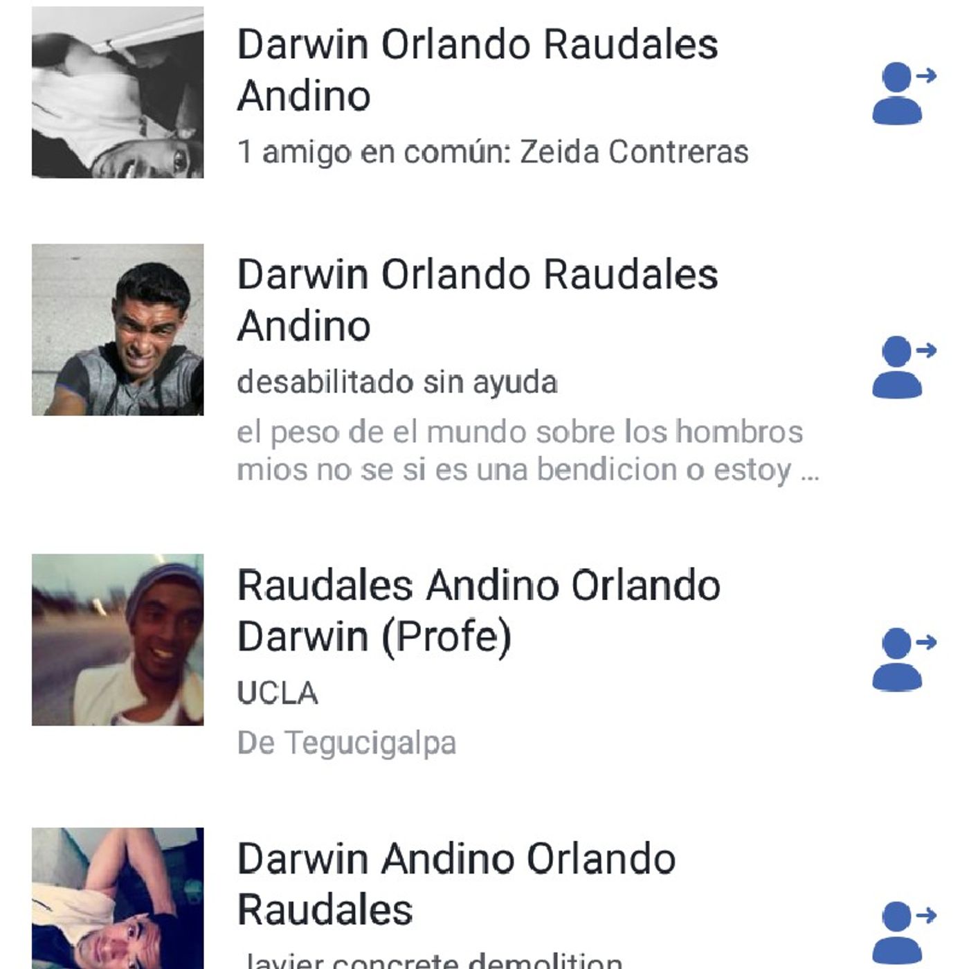 Darwin O Raudales Andino\'s show
