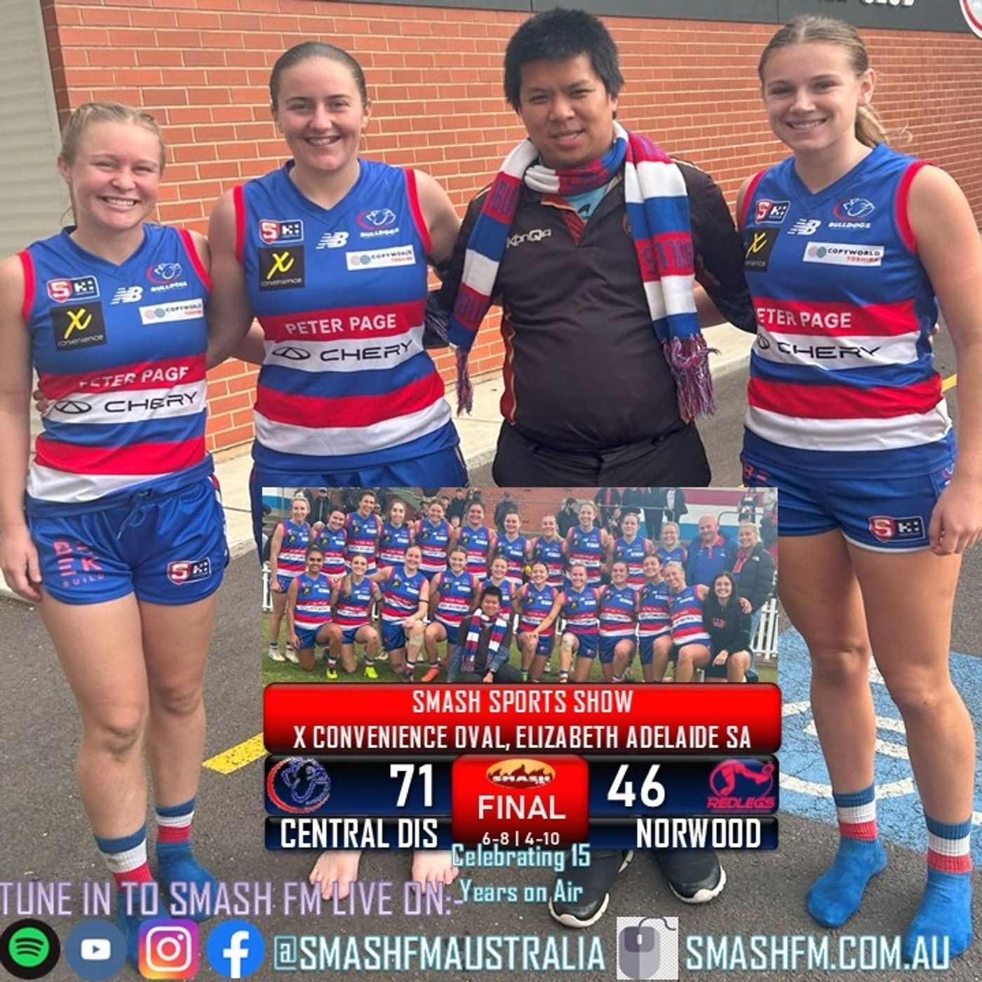 SSS15THYR: Central Districts FC SANFLW25 Final Round Post Game Interviews 050725