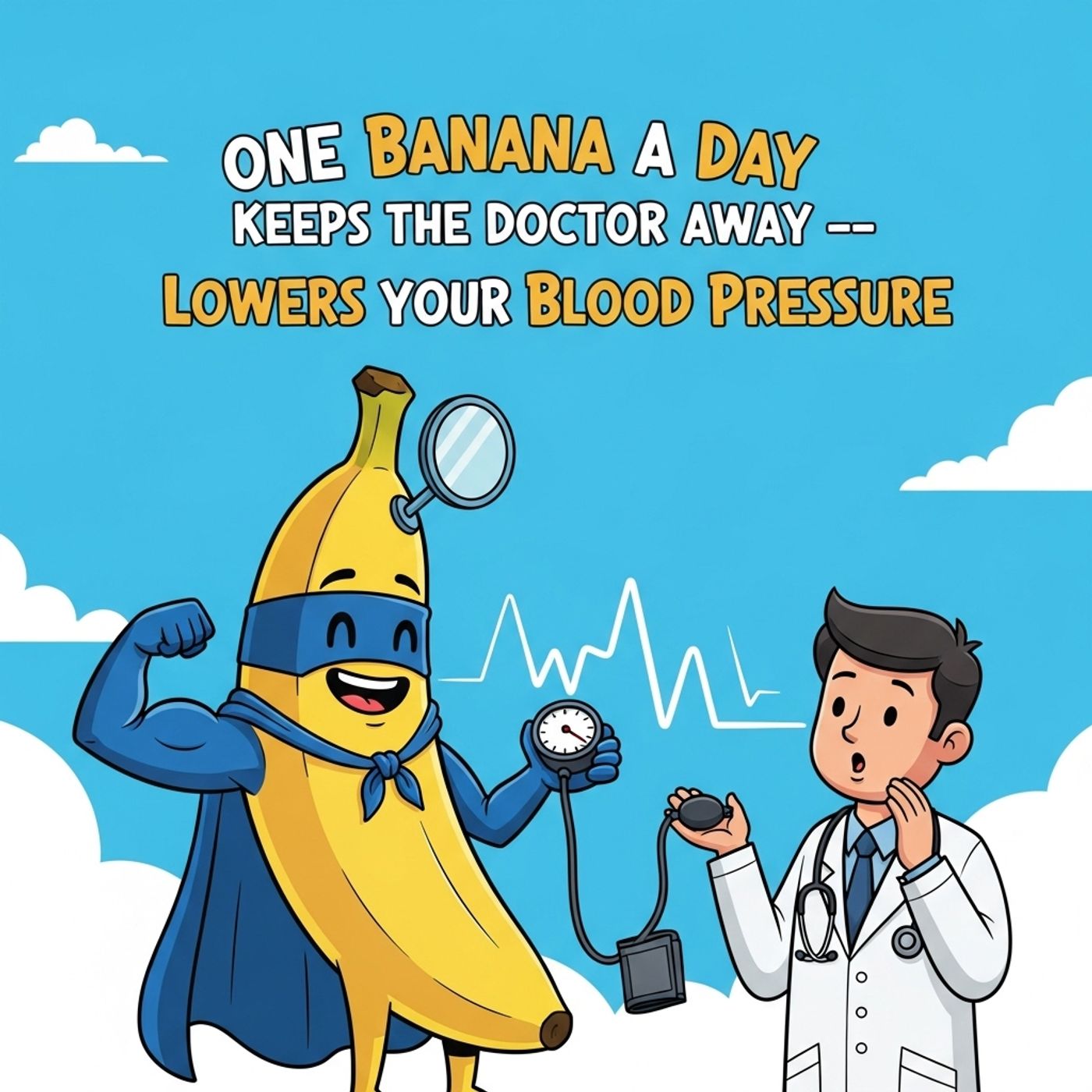 One Banana a Day Keeps the Doctor Away  And Lowers Your Blood Pressure