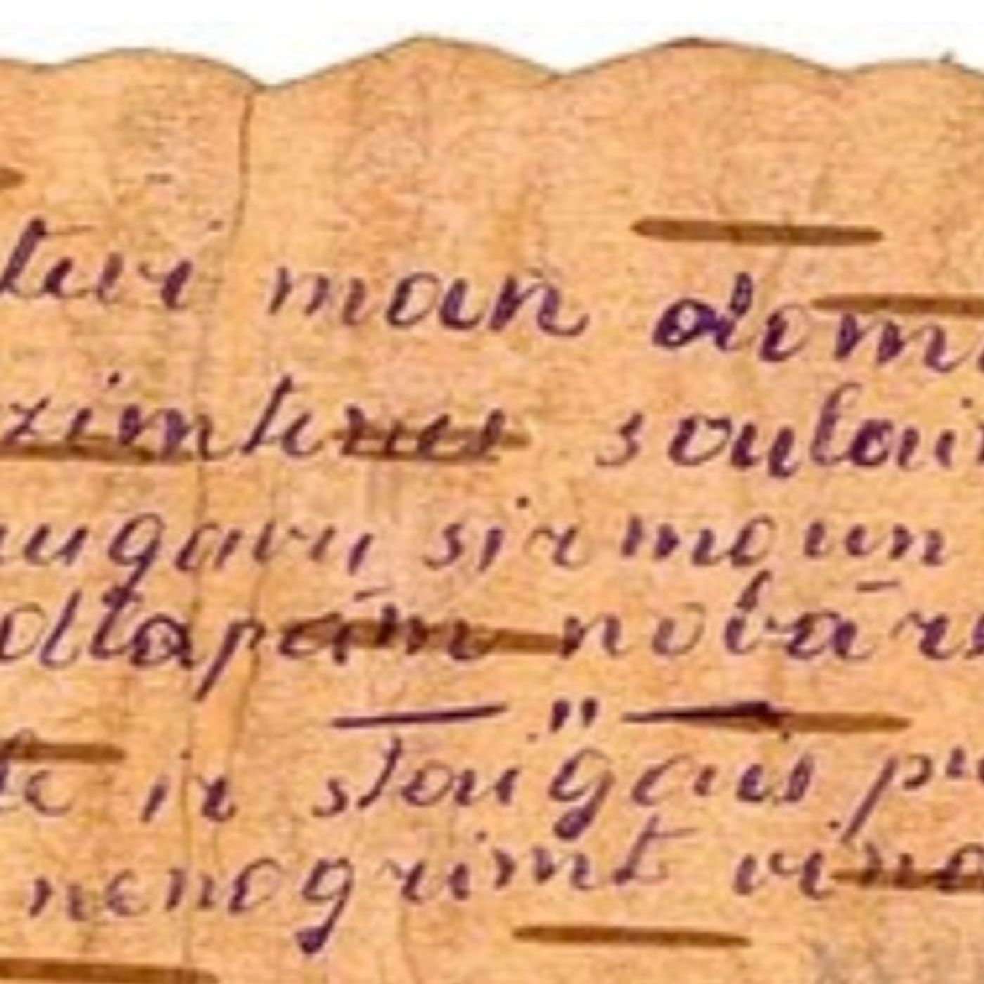 Le lettere su corteccia di betulla dei  deportati baltici……. episode artwork