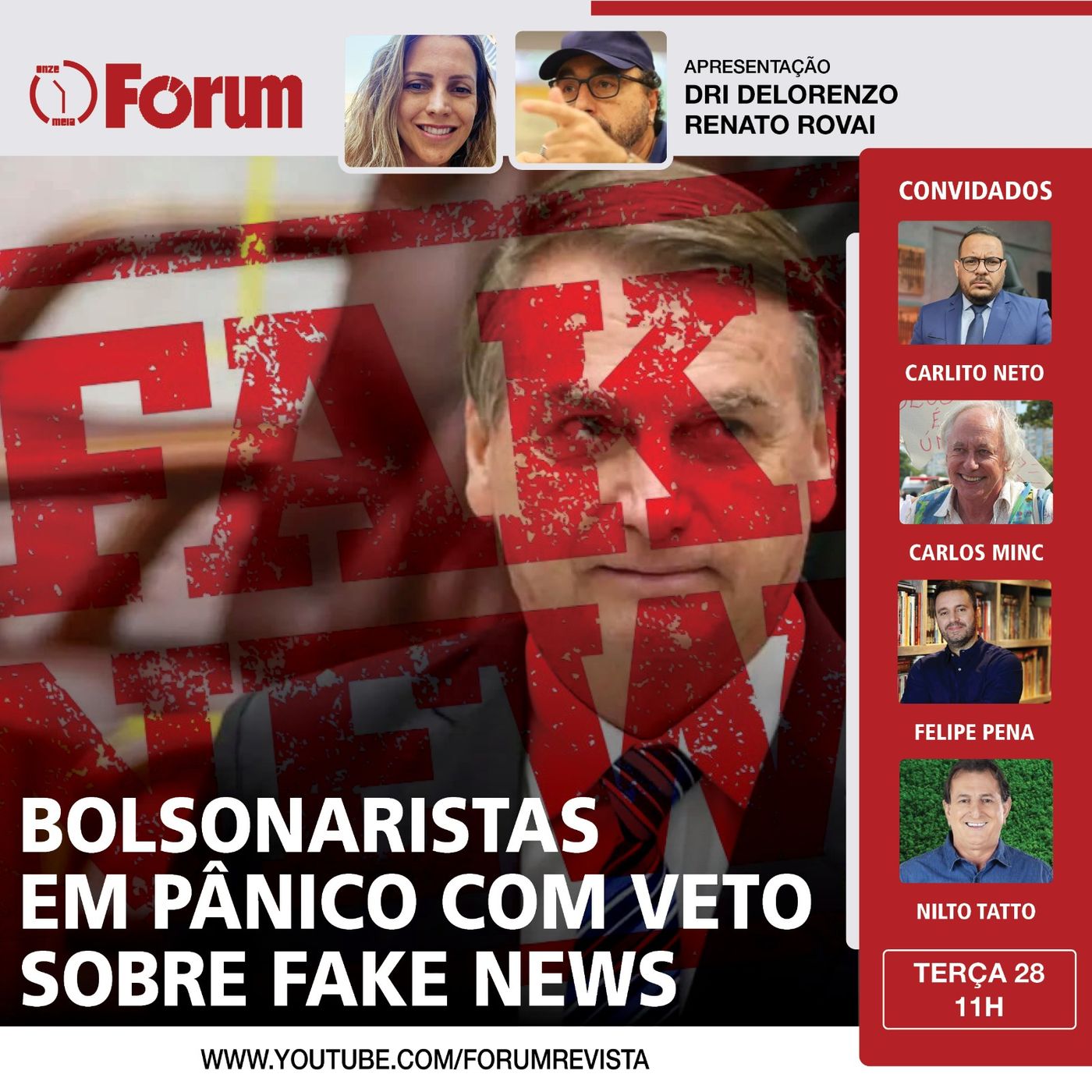 Censura? Bolsonaristas e o veto 46 | Caso das 'rachadinhas' de Carluxo avança | Praias privatizadas? episode artwork