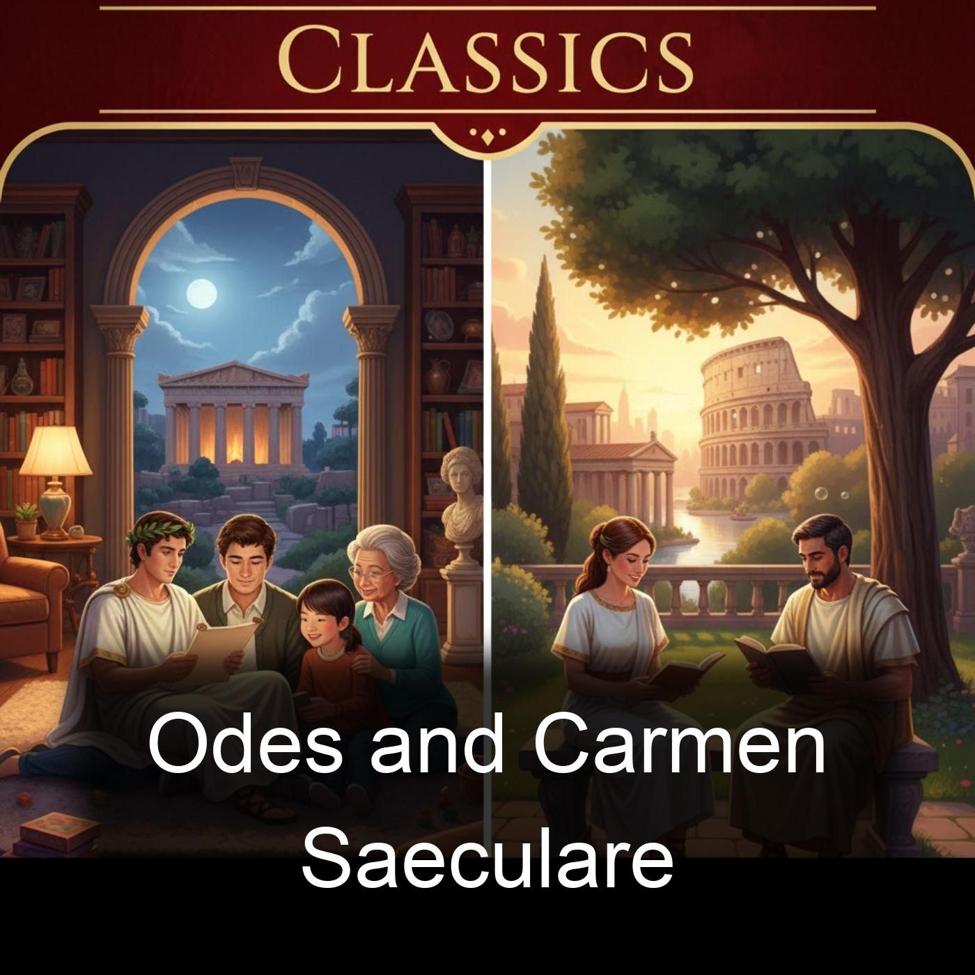 Odes and Carmen Saeculare cover art