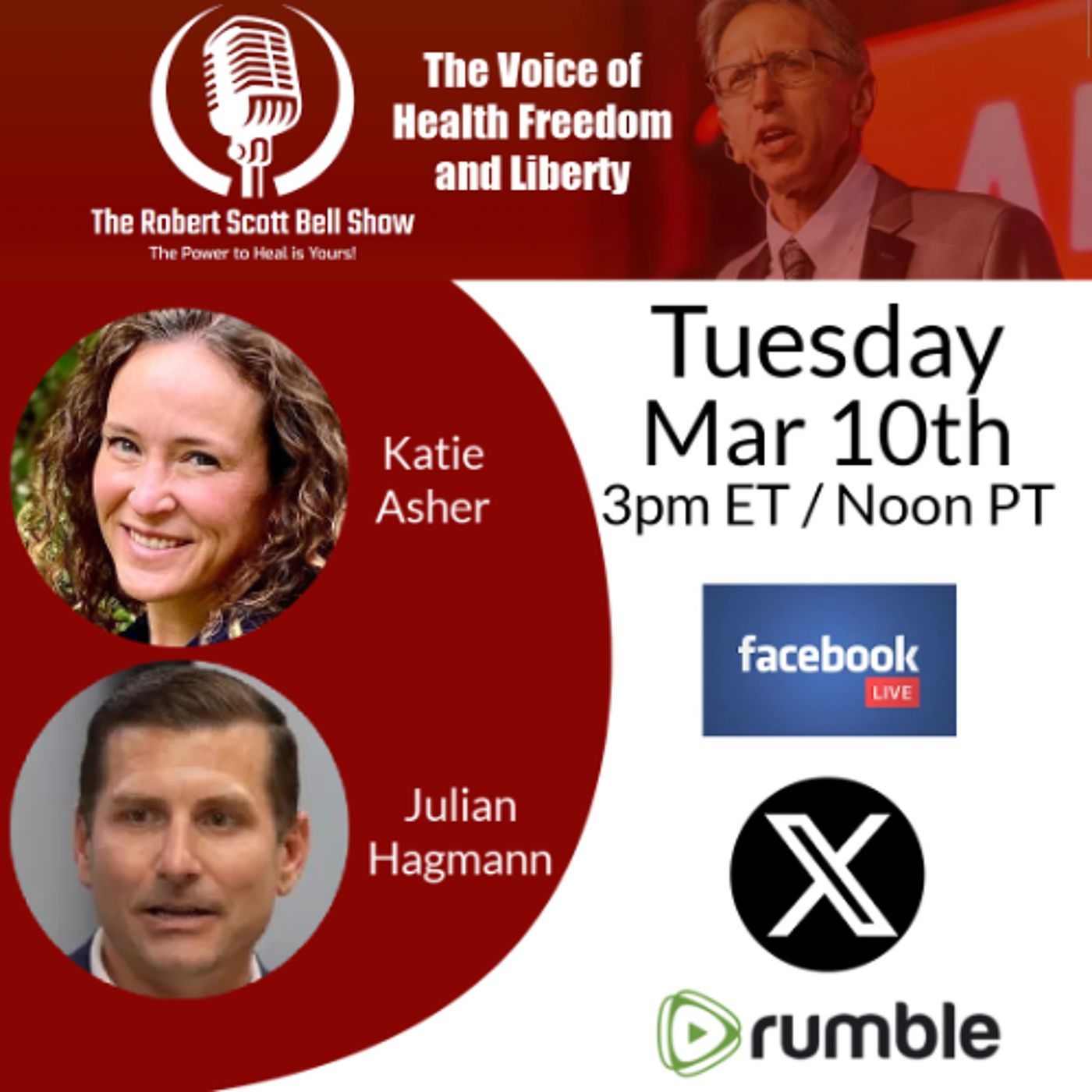 Katie Asher, Faith & Consciousness,Food Stamp Punishment, Julian Hagmann, Caring Professionals, Home Care - The RSB Show 3-10-26 episode artwork
