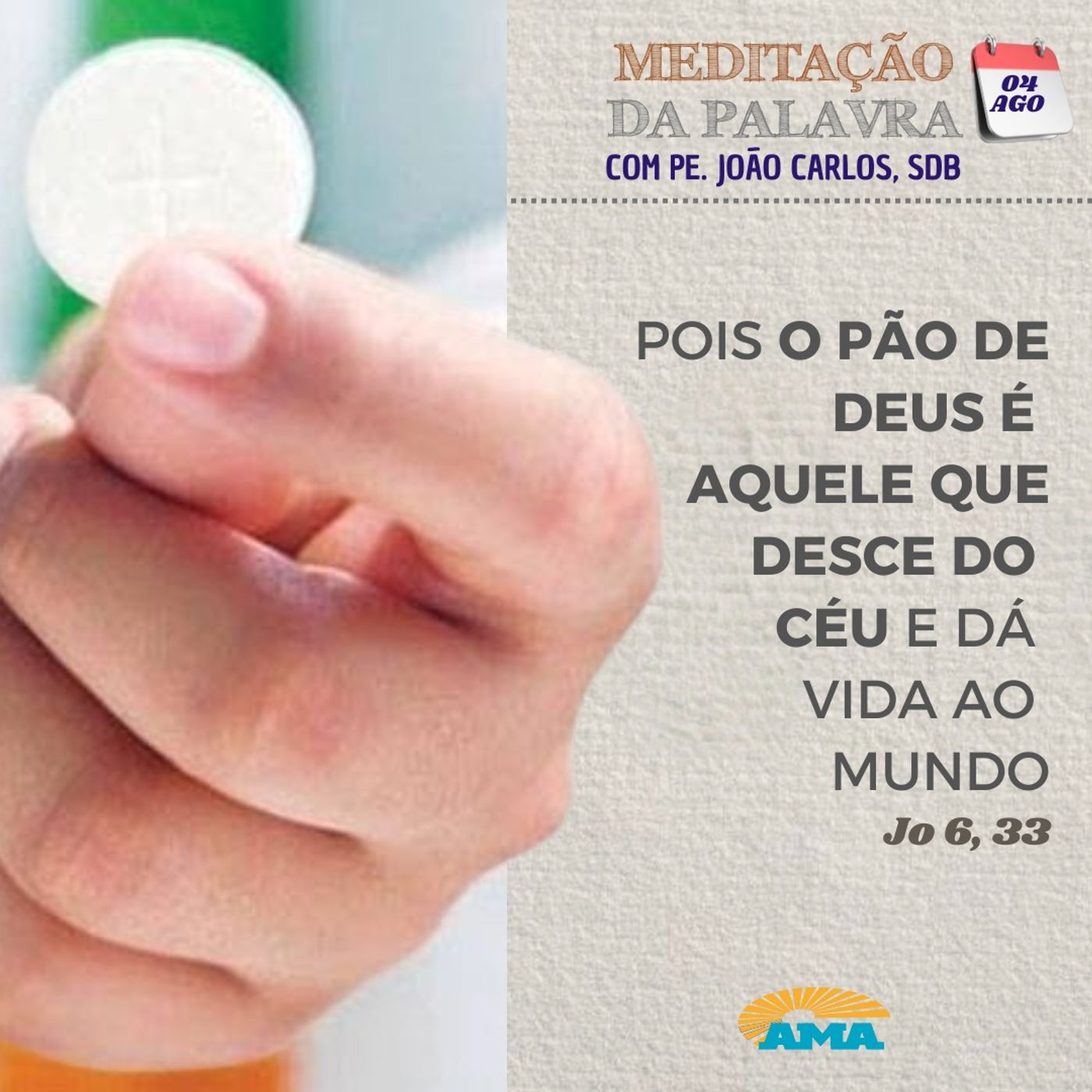 04 de agosto de 2024 - Meditação da Palavra do Senhor