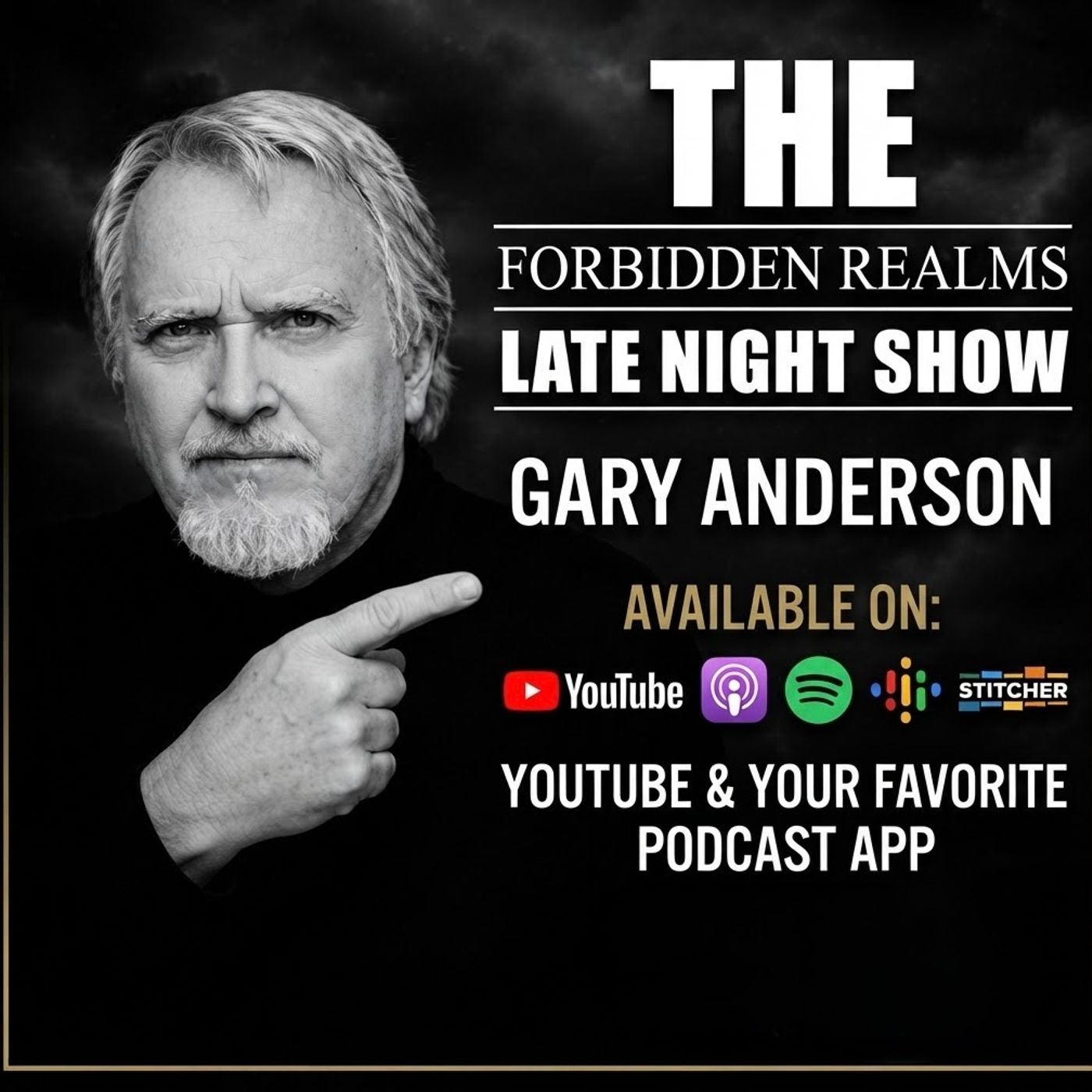 Forbidden Realms Late Night Show With Gary podcast cover art
