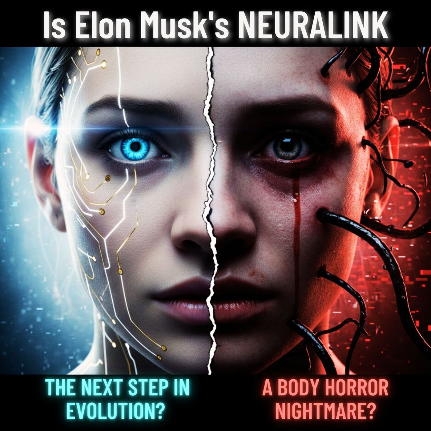 Is Elon Musk's NEURALINK the Next Step in EVOLUTION or a Body HORROR Nightmare? episode artwork