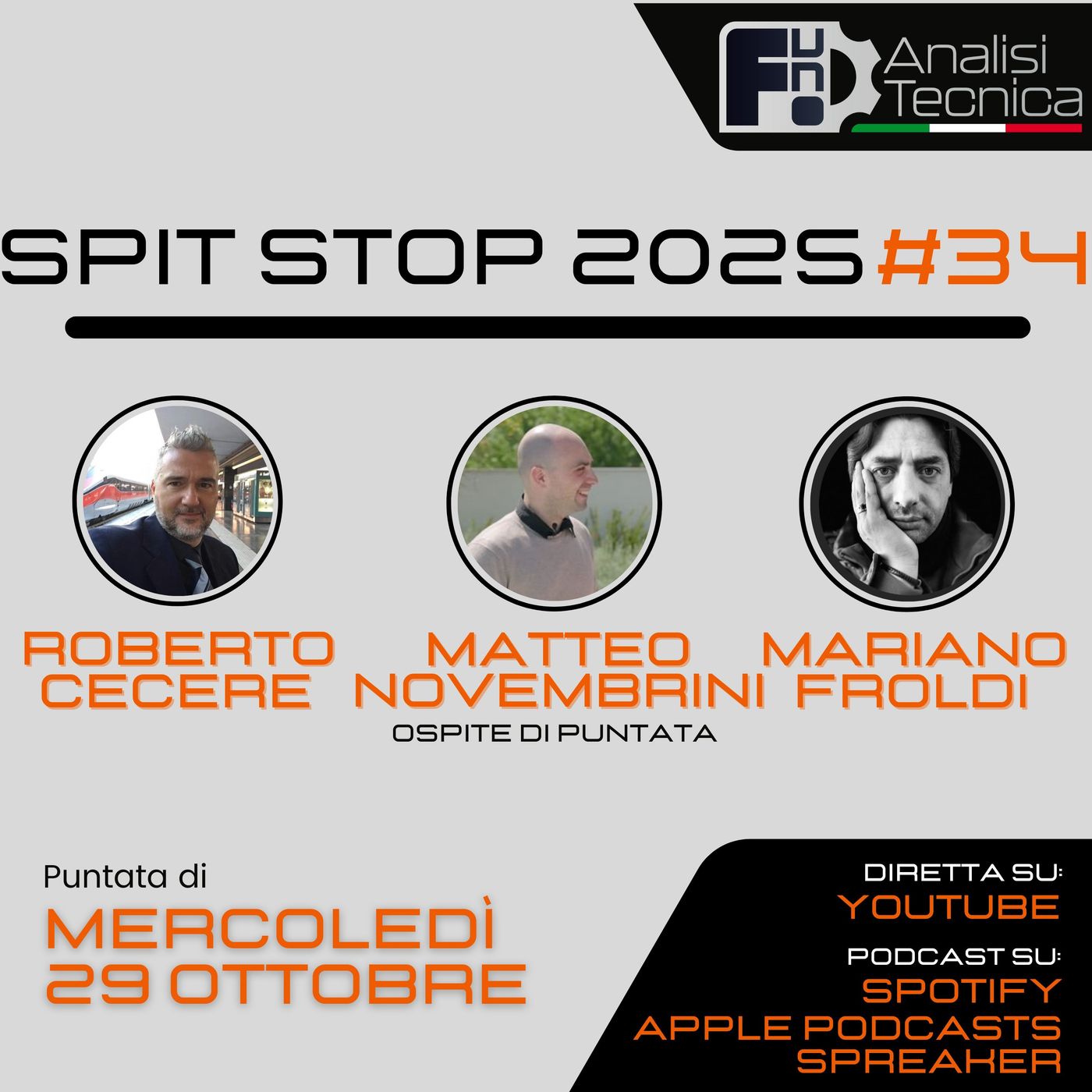 Spit Stop 2025 - Puntata 34 - LIVE con Matteo Novembrini
