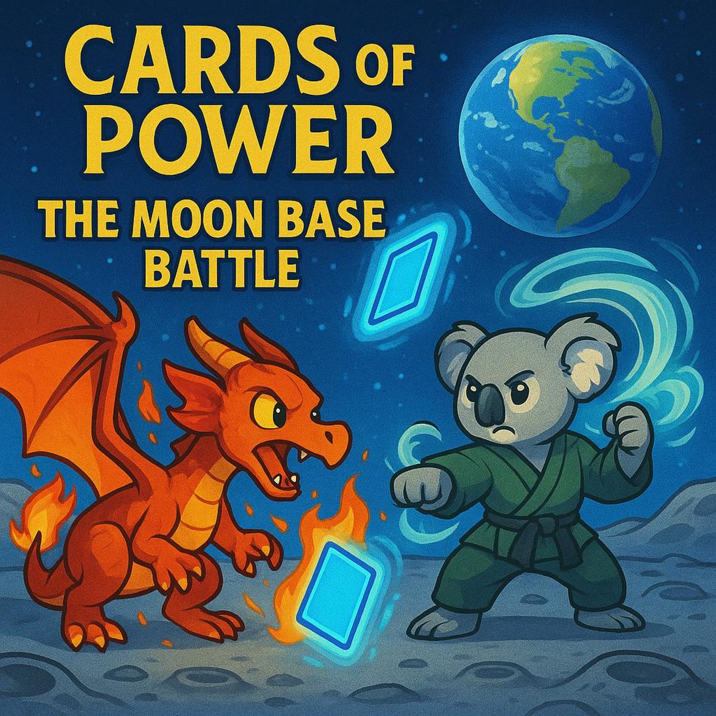 The Moon Base Battle - Cards of Power 44 - A Bedtime Story