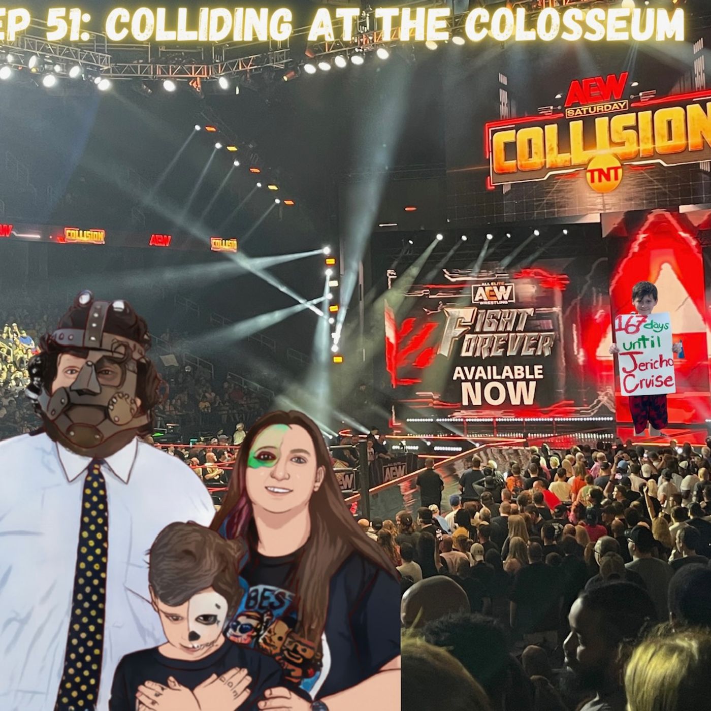 Episode 51 Colliding at the Colosseum episode artwork