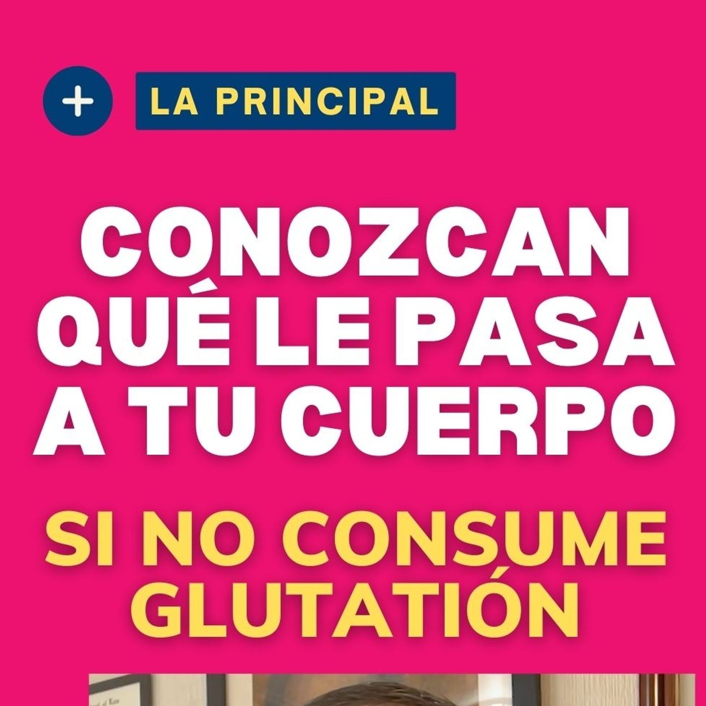 ¿Estas mal? Puede ser que te falte GLUTATIÓN...