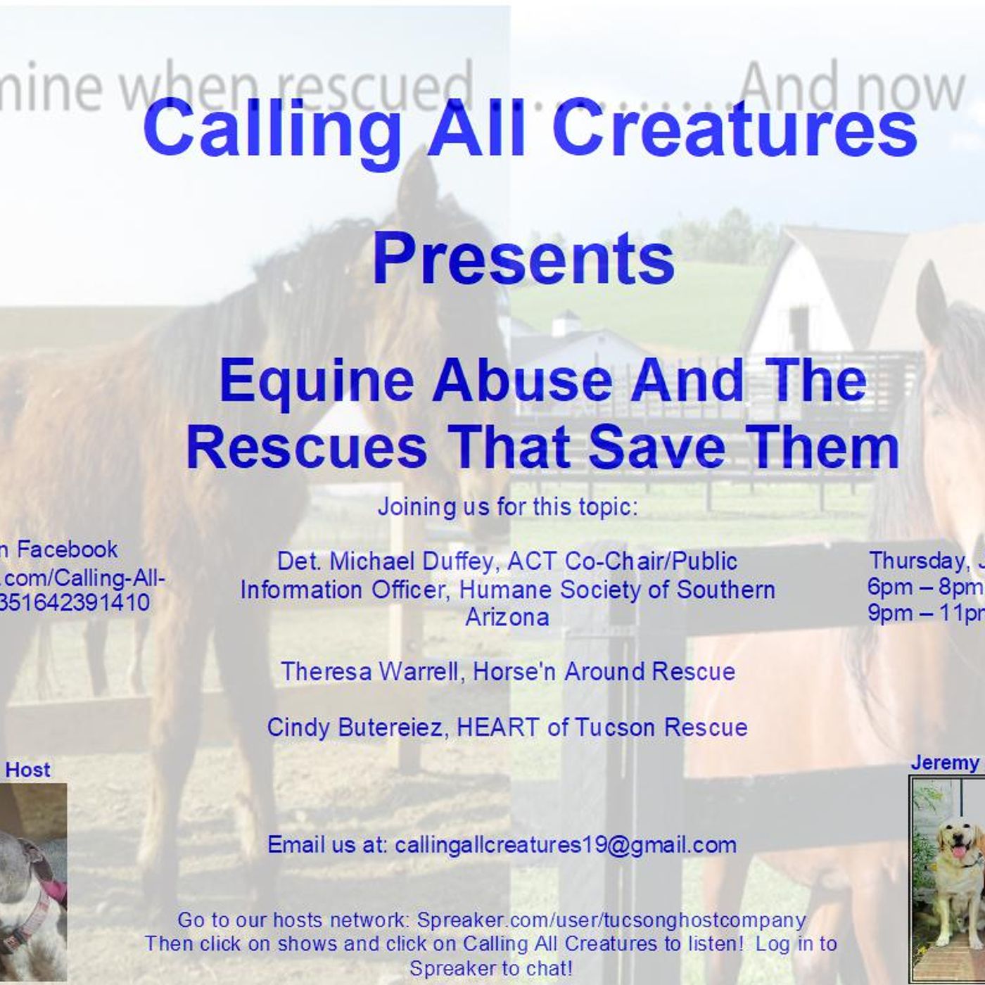 Calling All Creatures