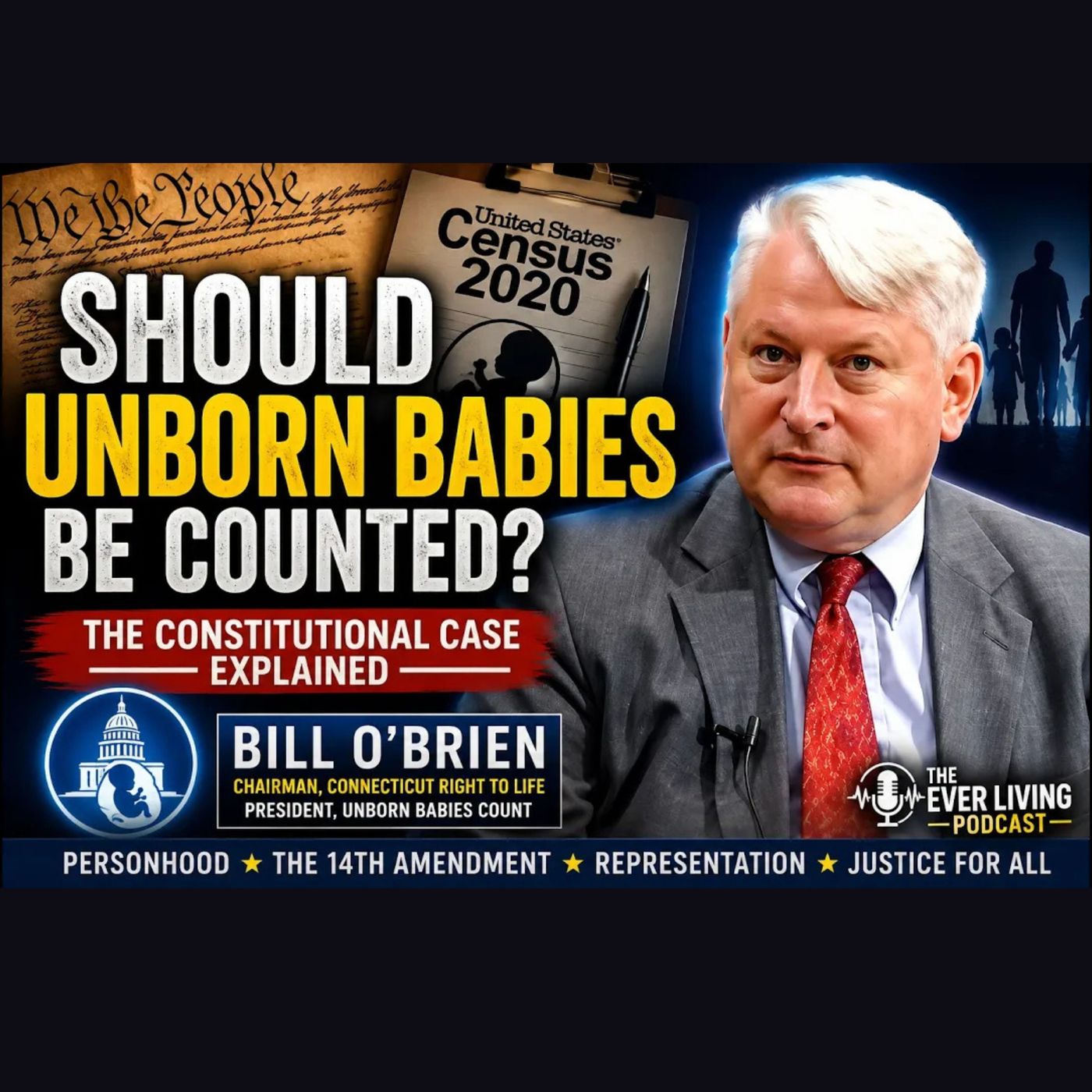 "Should Unborn Babies Count in the U.S. Census? | Bill O'Brien Explains the Constitutional Case" episode artwork