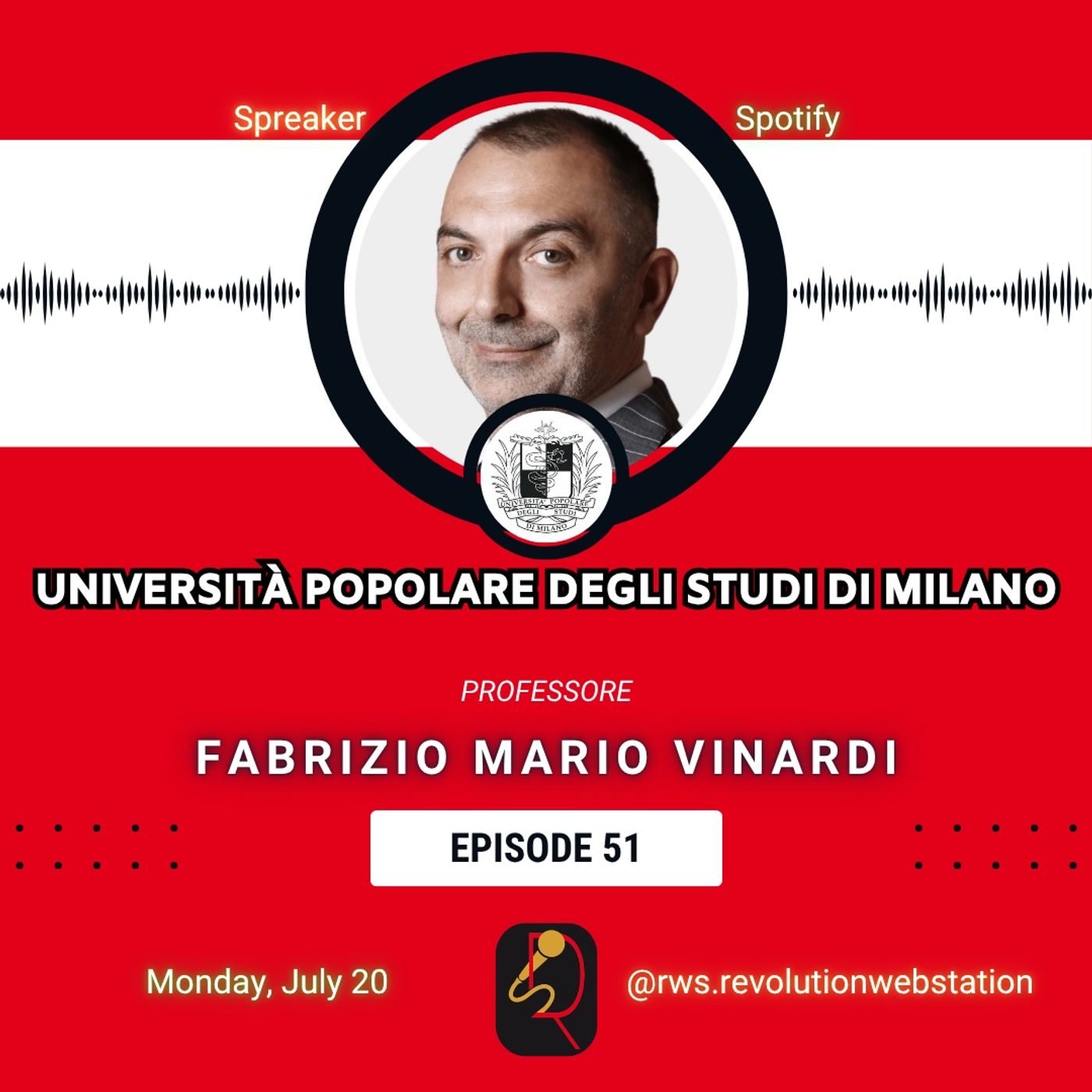 #51 - Professore Fabrizio Mario Vinardi episode artwork