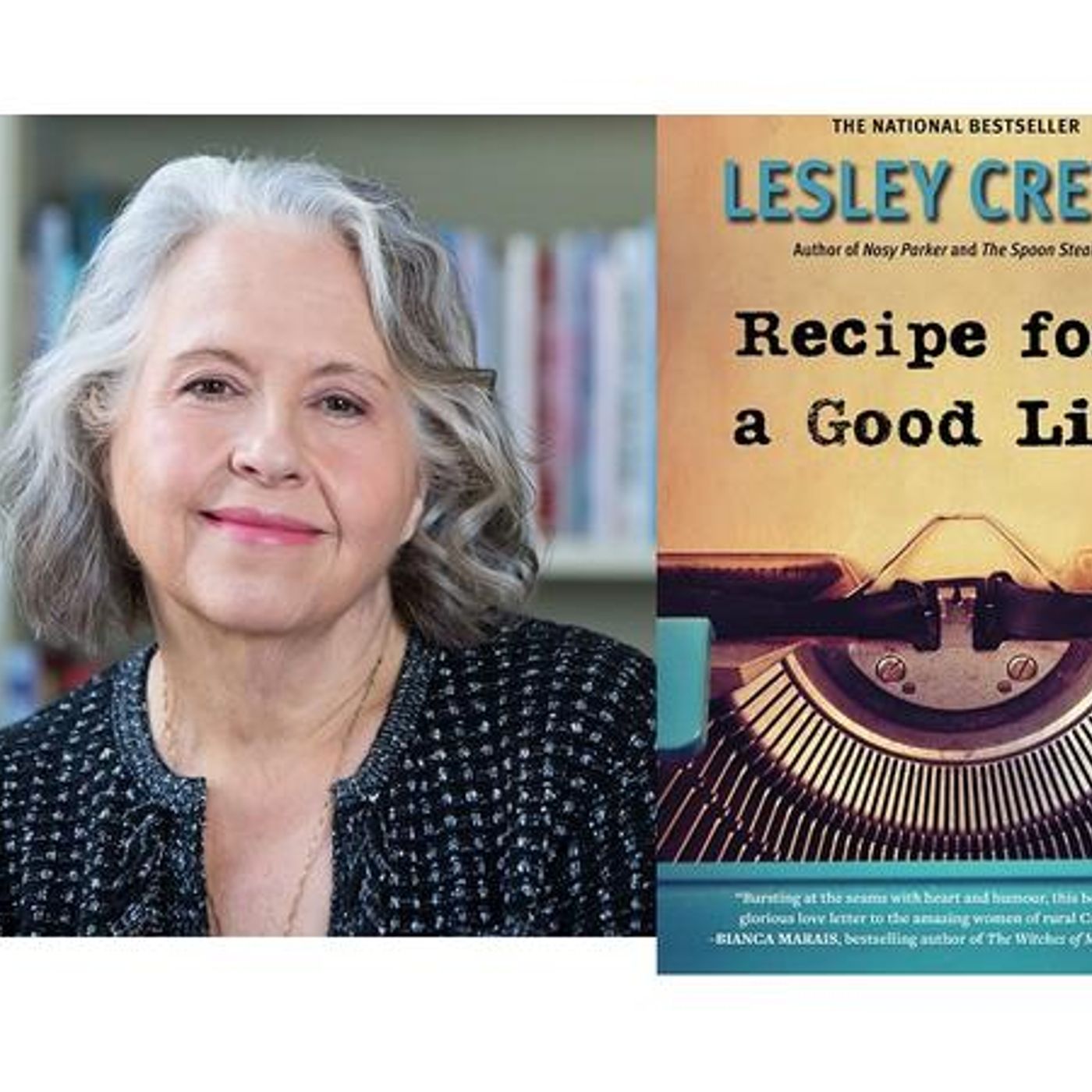 Author Lesley Crewe discusses Recipe for a Good Life on Conversations LIVE episode artwork