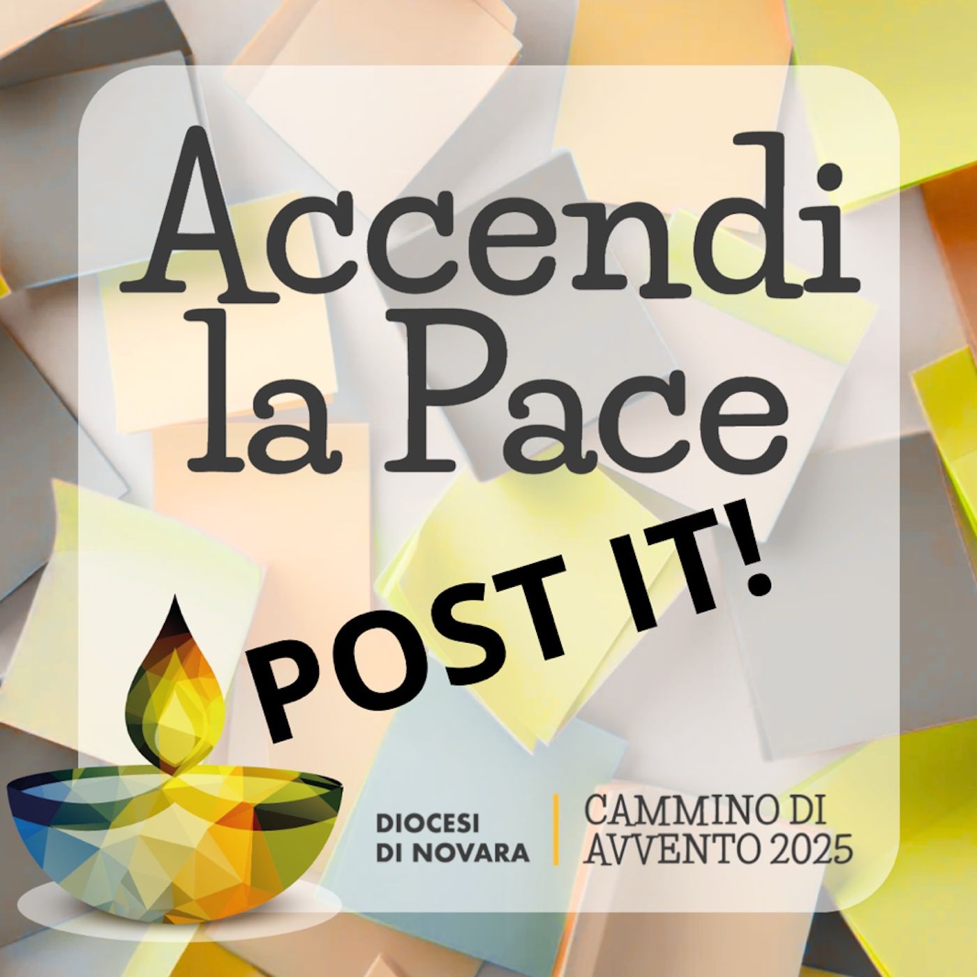 Copertina di Accendi la pace - Post It