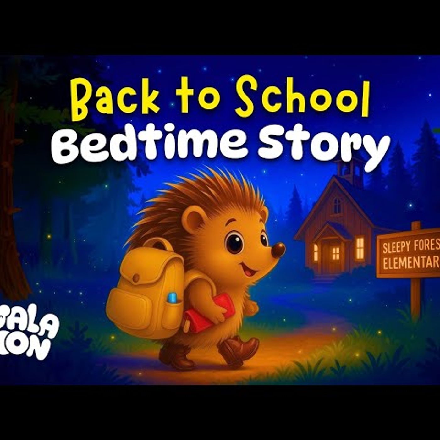 Back to School with Prickles 🦔 Sleepy Bedtime Story for Kids 💤(M4A_128K)