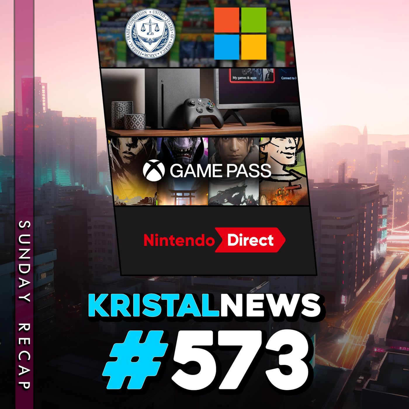 Microsoft VS FTC, No Gossip, Aumento Series X e Game Pass, Nintendo Direct ▶ #KristalNews 573 episode artwork
