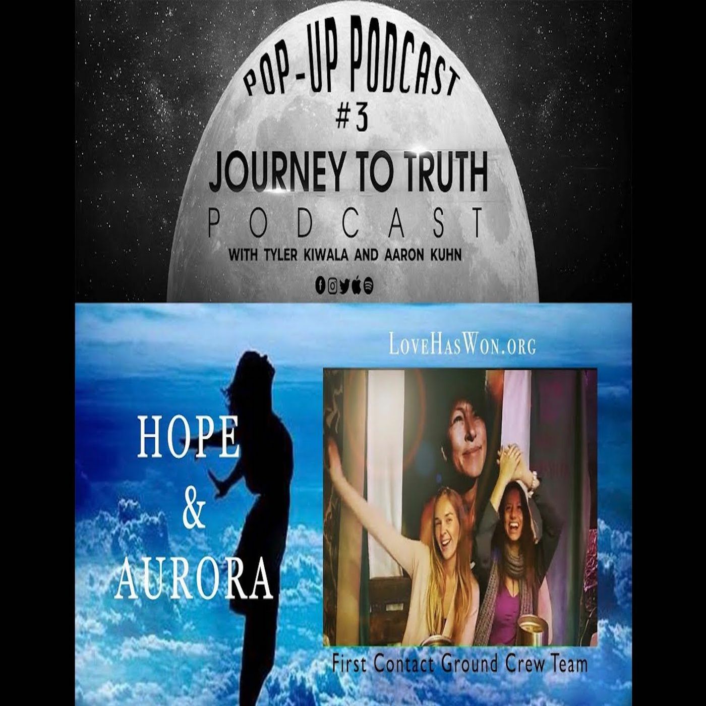 Pop - Up Podcast #3 - Hope & Aurora - Preparing For The Shift - Love Has Won