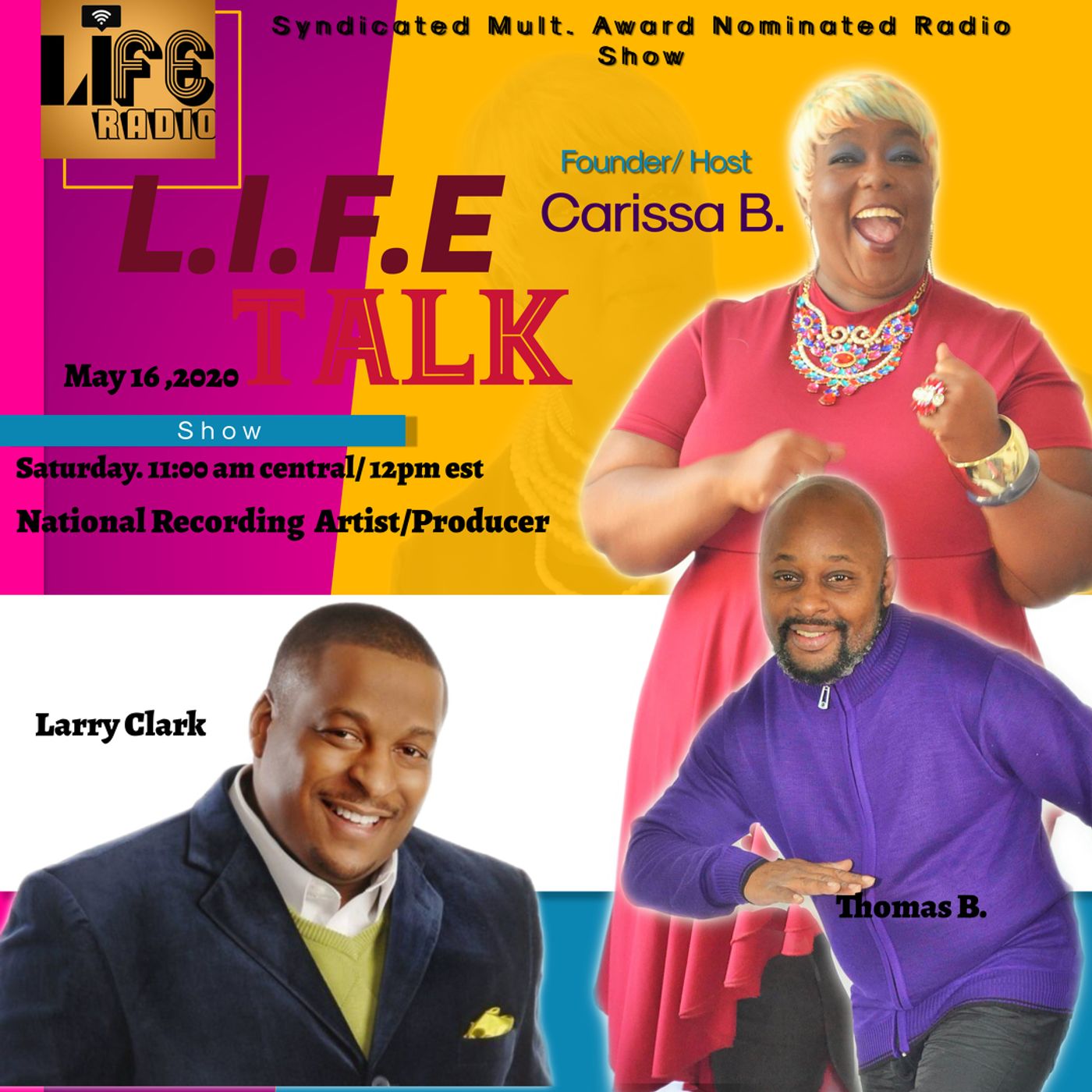 LIfe Talk Podcast/ Radio Show- Host Carissa B.
