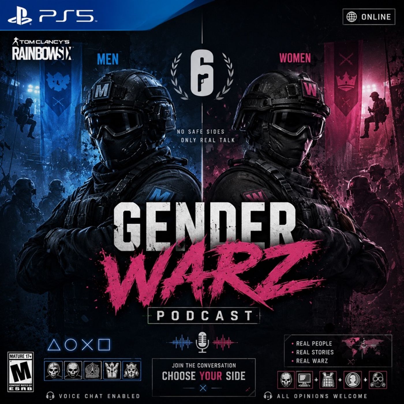 🎙️ Gender Warz: Men vs. Women — No Safe Sides